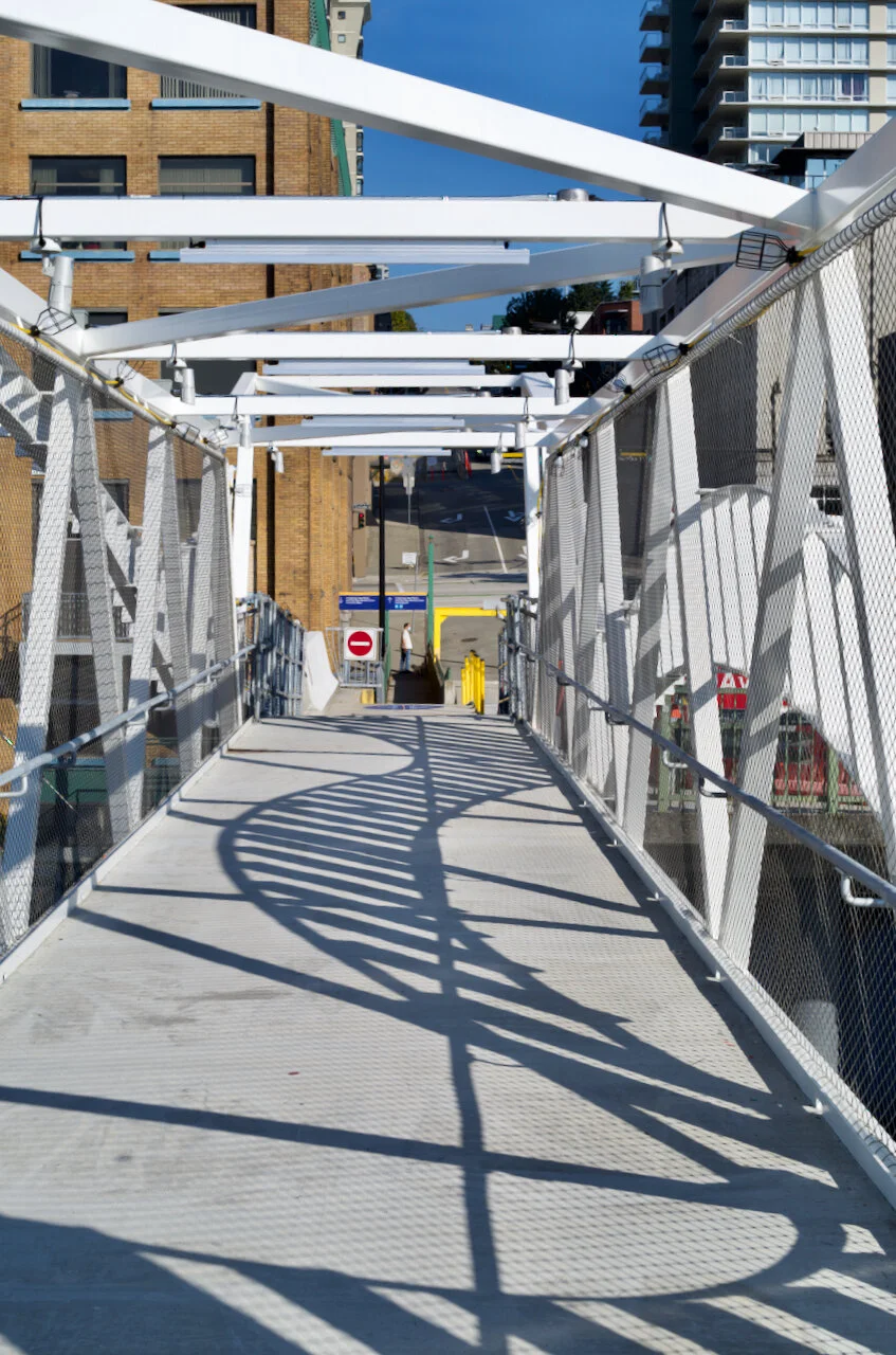 Pedestrian Overpass, New Westminster B.C.Click image for lightbox.