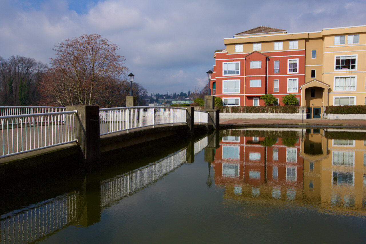 Lagoon reflections at New Westminster QuayNew Westminster, B.C., March 10, 2021Click image for lightbox.