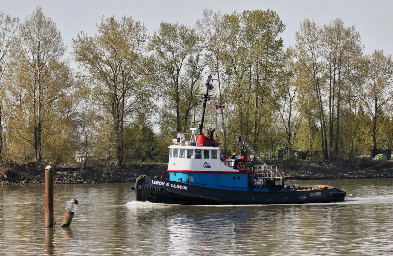 From the ArchivesLedcor Marine tugboat “LEROY S LEDCOR” in Fraser River, April 19, 2018.Click image for lightbox.