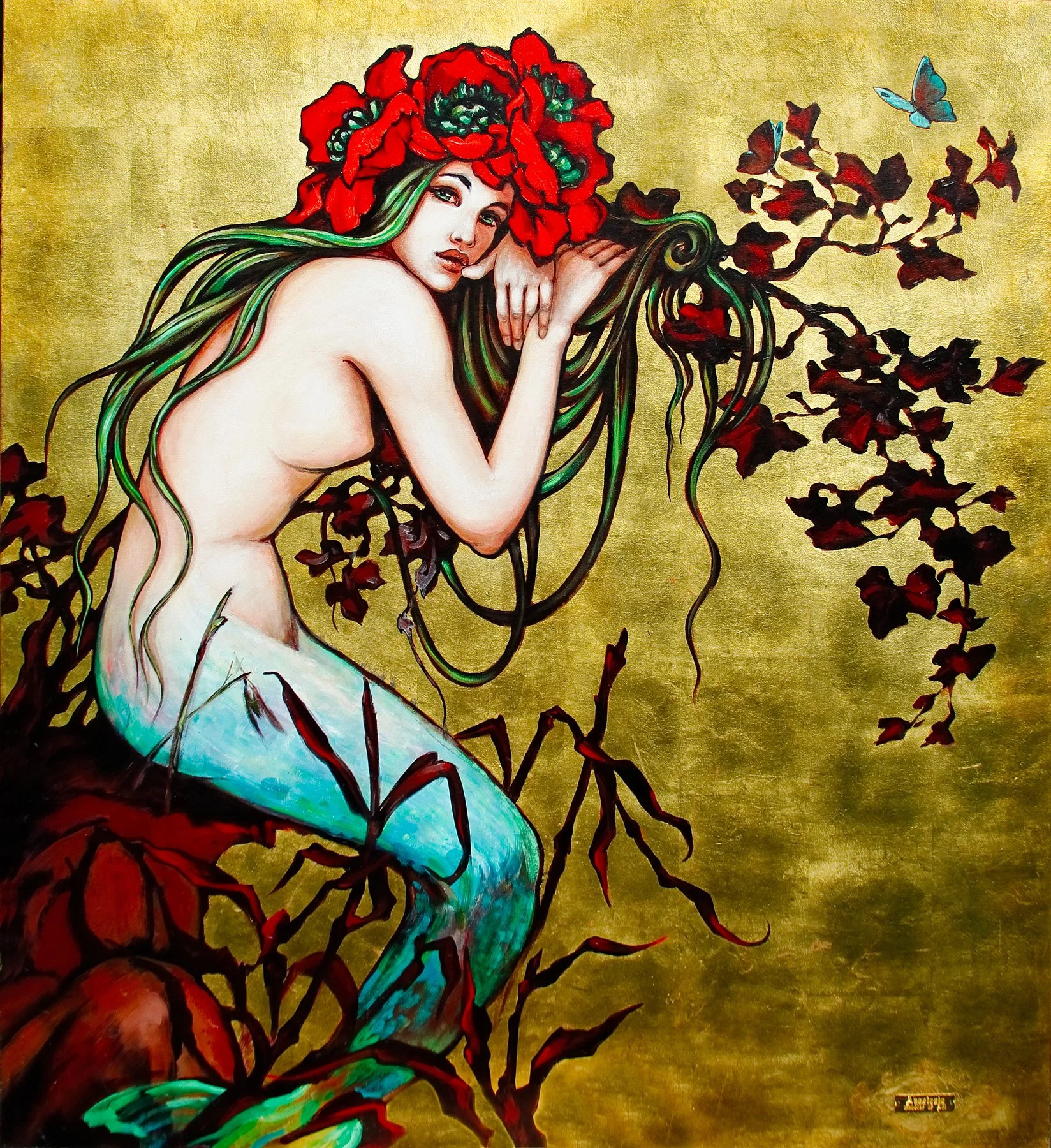 Mermaid in Love - Icon - Miami Beach - Private Collection