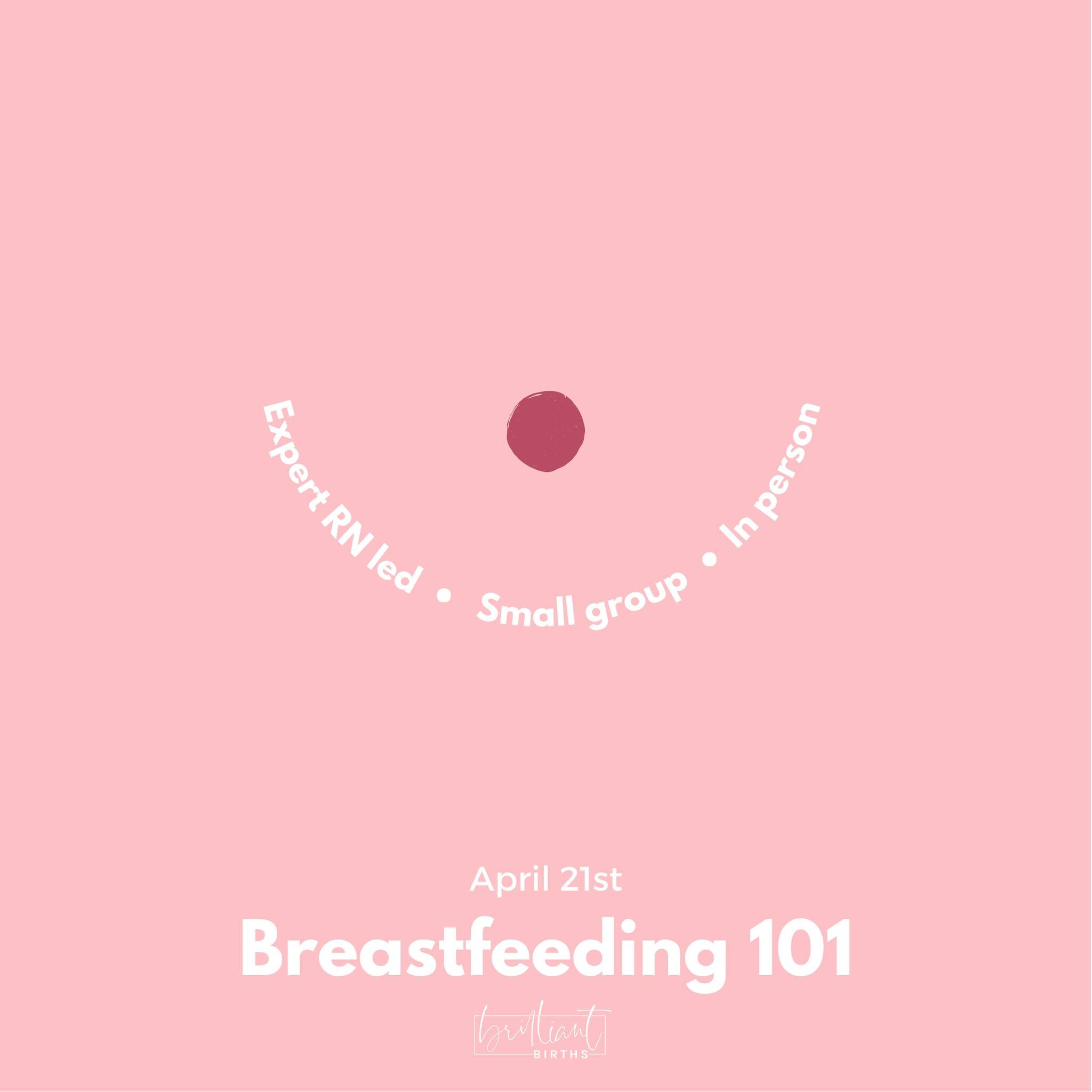 We found the best certified lactation coach (she's also an RN!), and she's running our small group, personalized breastfeeding classes. In-person means better adjustments for the right hold, demonstrations of a proper latch from every angle, and an e