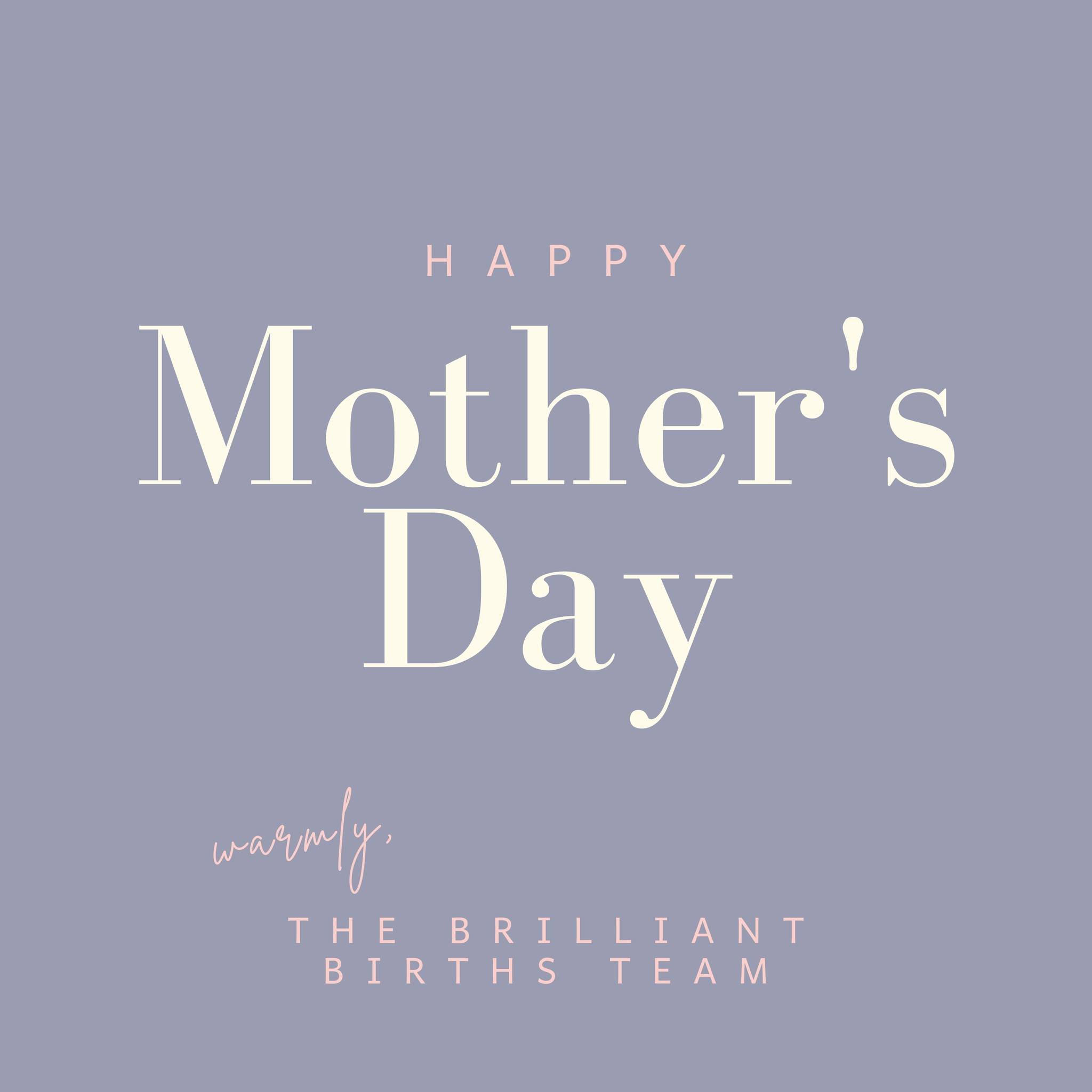 Our favorite holiday 🤍  We're so glad you're a part of our community

.
.
.
#happymothersday #pregnancy #newmama