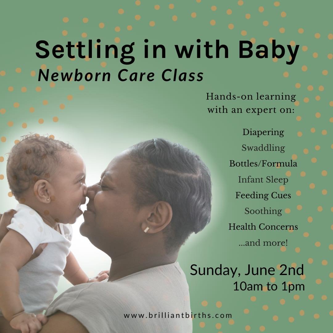 Newborn care is a hands-on process-- learning it should be too!

Join us Sunday, June 2nd for a workshop meant for expecting parents, grandparents, older siblings, or anyone who's going to have a newborn in their life! 

Learn diapering, swaddling, f