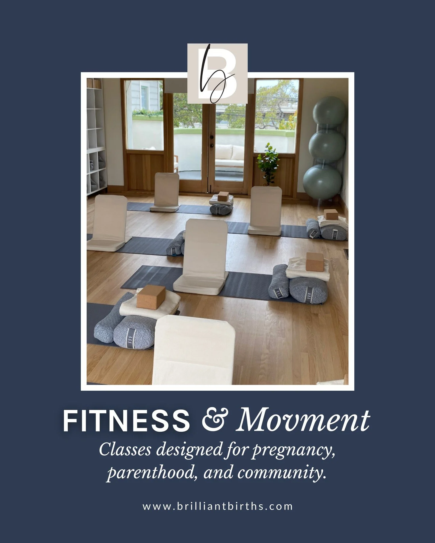 Specialized classes, designed for pregnancy, postpartum, and parenthood.

Check out our full class descriptions and try your first class 50% off on our Yoga &amp; Fitness page on our website.

#pregnant #fitness #birth #newparent #pelvicfloor