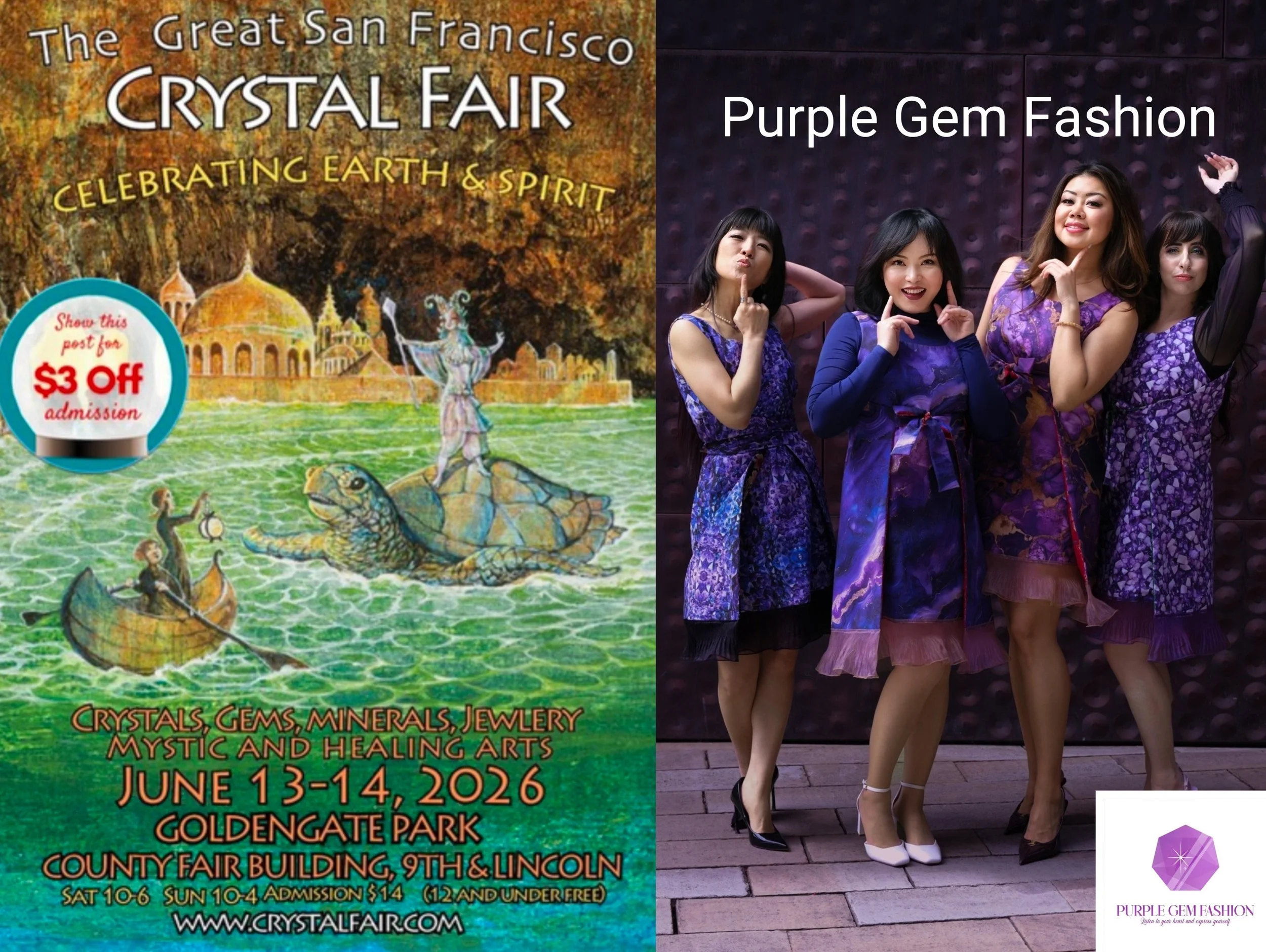 The Great SF Crystal Fair 6/13-14, 2026