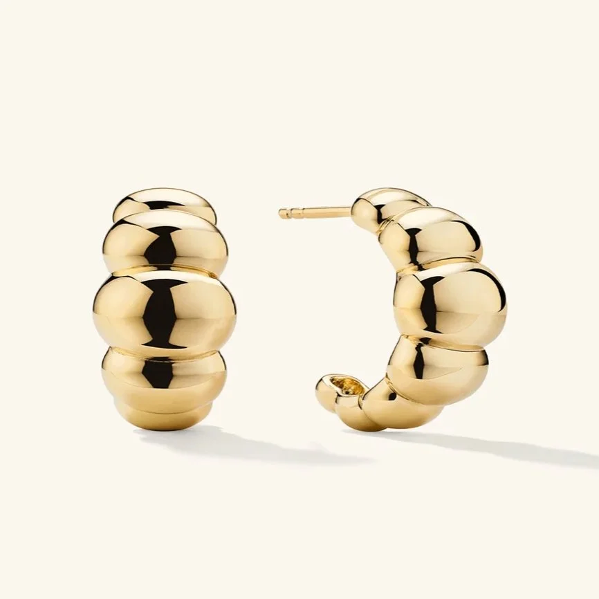 Mejuri - Puffy Charlotte Hoops