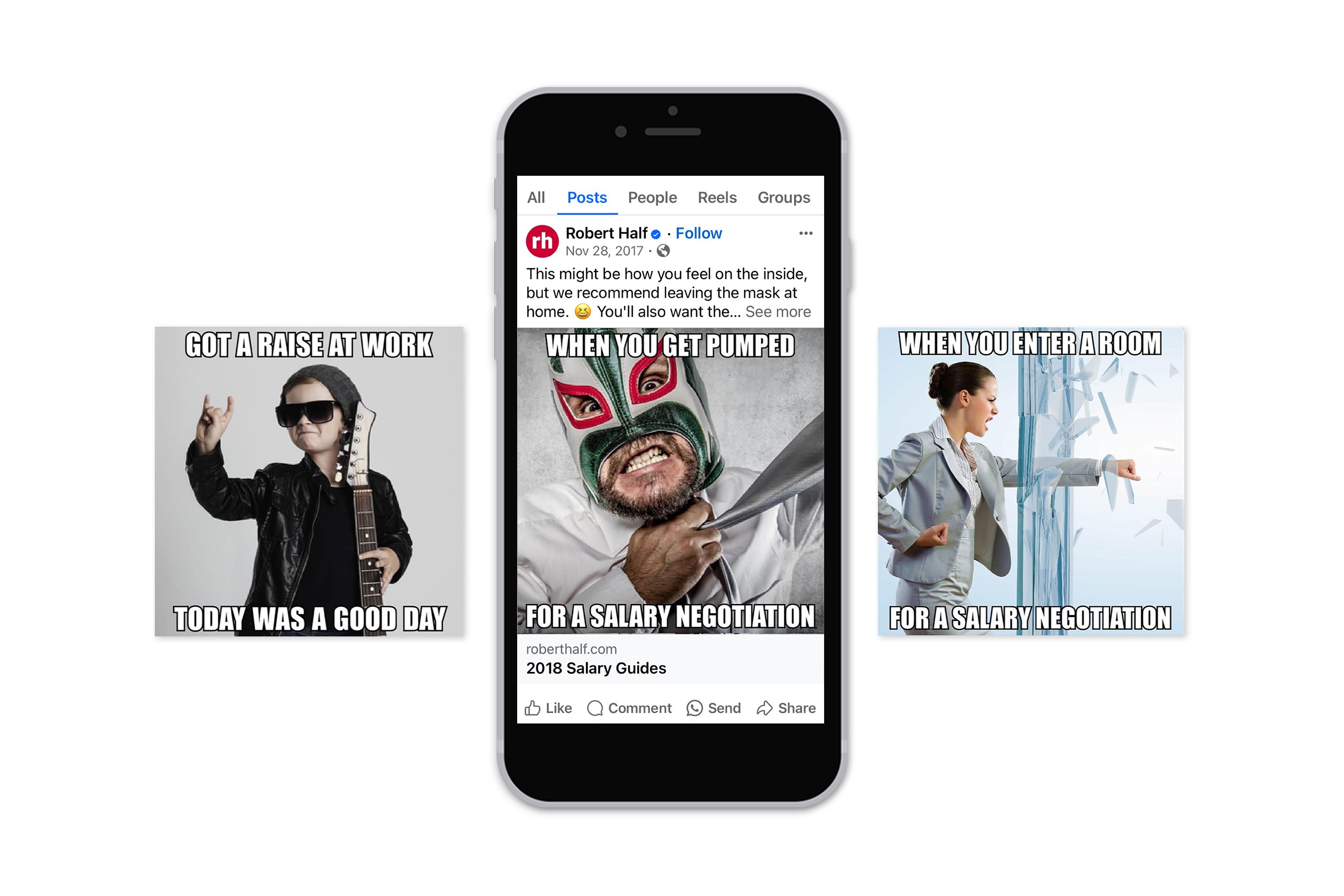 Facebook : Salary Guide Promotion