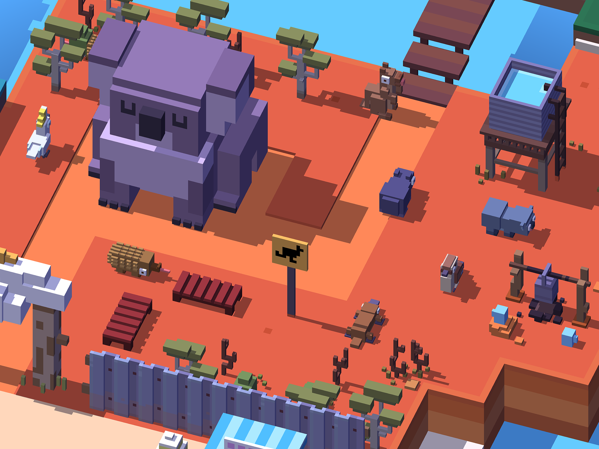 Hipster Whale - Crossy Road+ Support