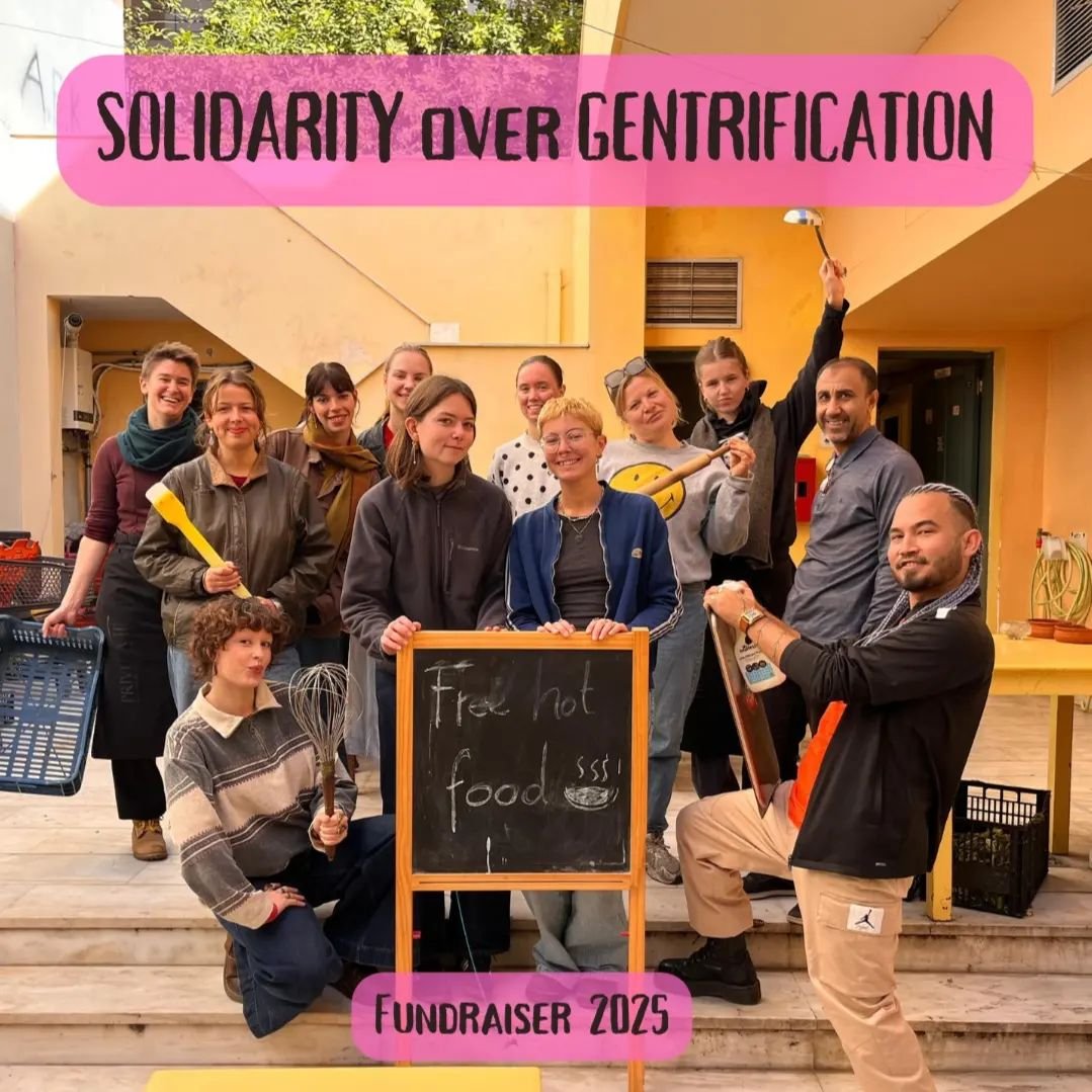 🥁🥁Our fundraising campaign &lsquo;Solidarity over Gentrification&rsquo; is now live! 
Khora is aiming to raise &euro;15k until January 6th, 2025 to keep our Social Kitchen open. Rising costs threaten our ability to maintain our kitchen in Kypseli, 