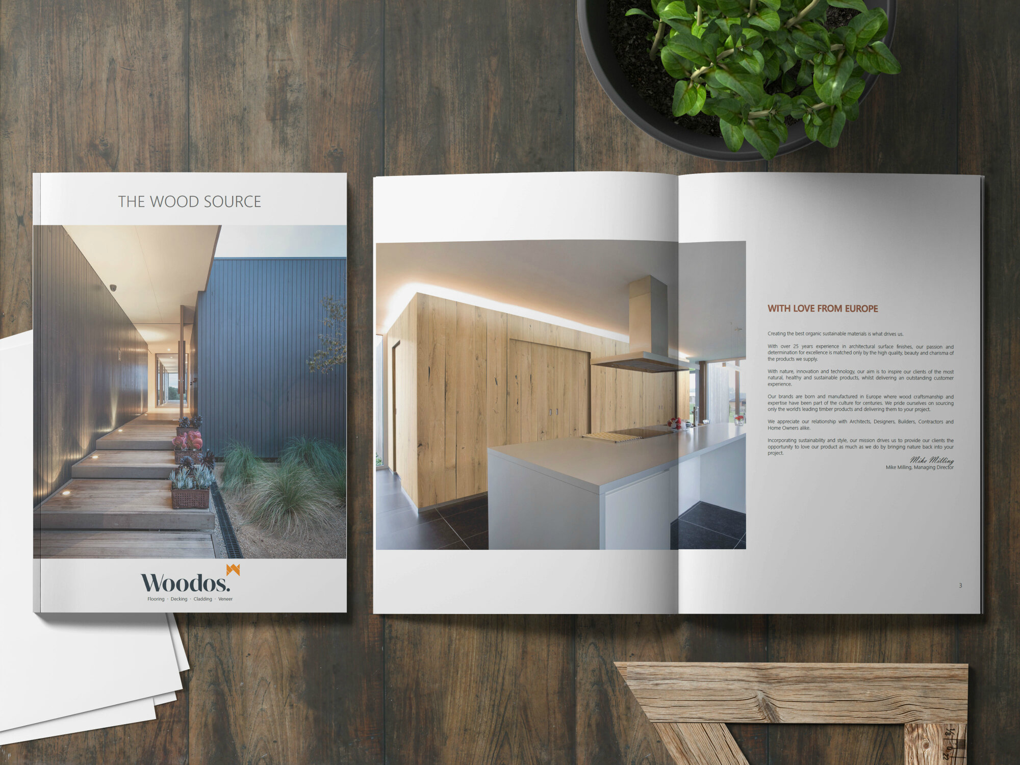 Woodos Brochure Graphic Design - Freelance Graphic Design Sydney