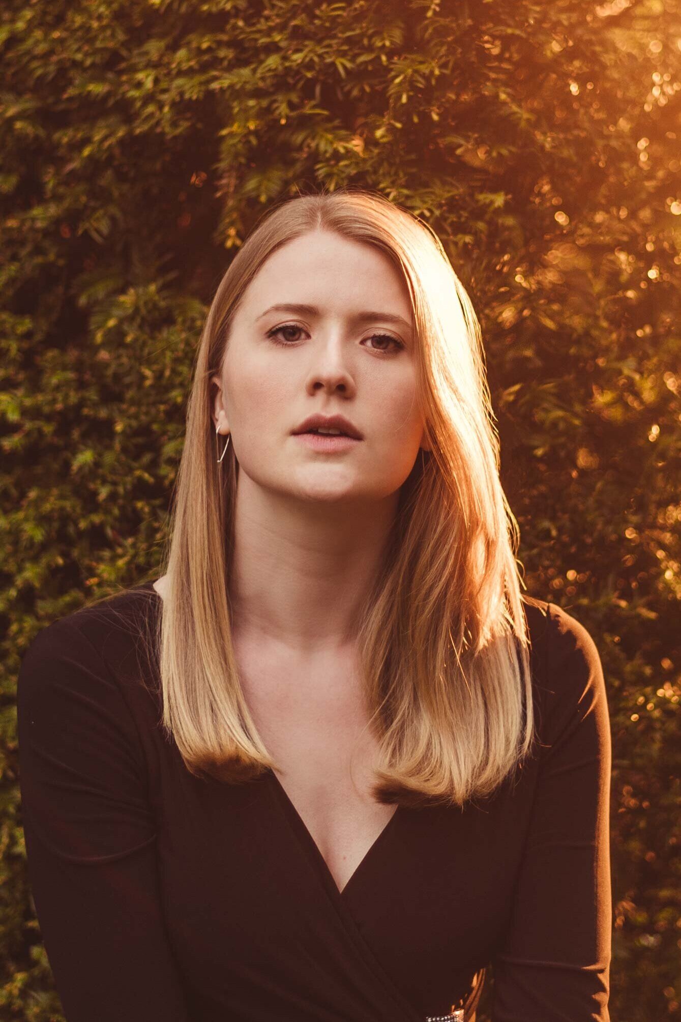 A creative sunset portrait for Sam Cobb