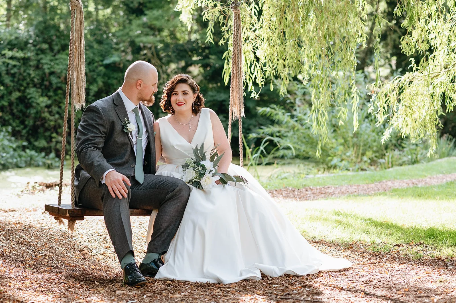 Holly and Justin’s intimate wedding at Stanbrook Abbey Hotel
