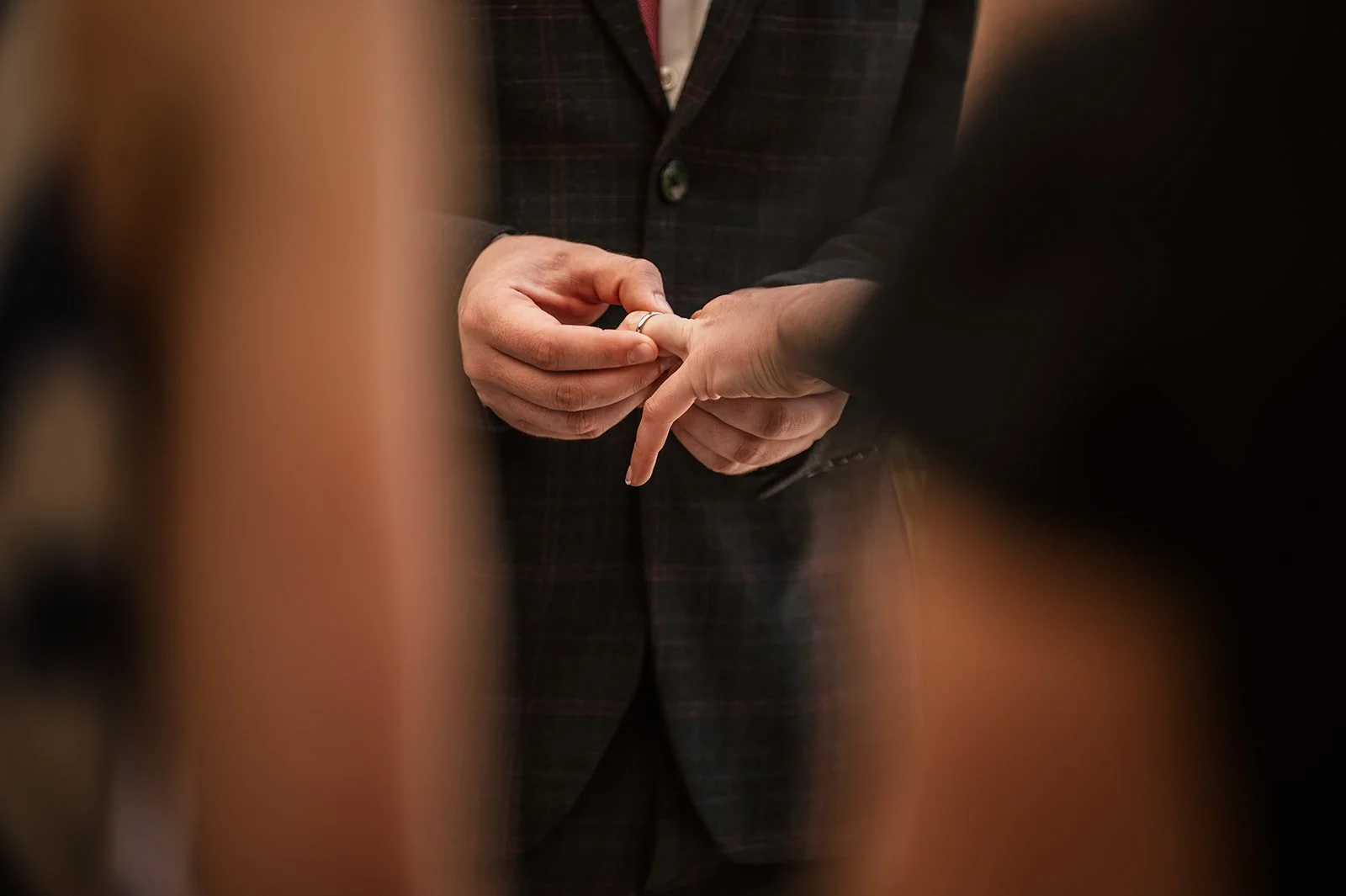 Wedding ceremony at Gorcott Hall
