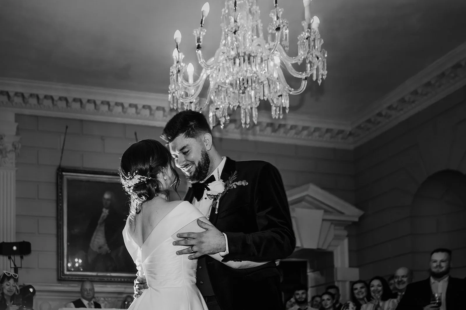 First dance wedding photography at Davenport House