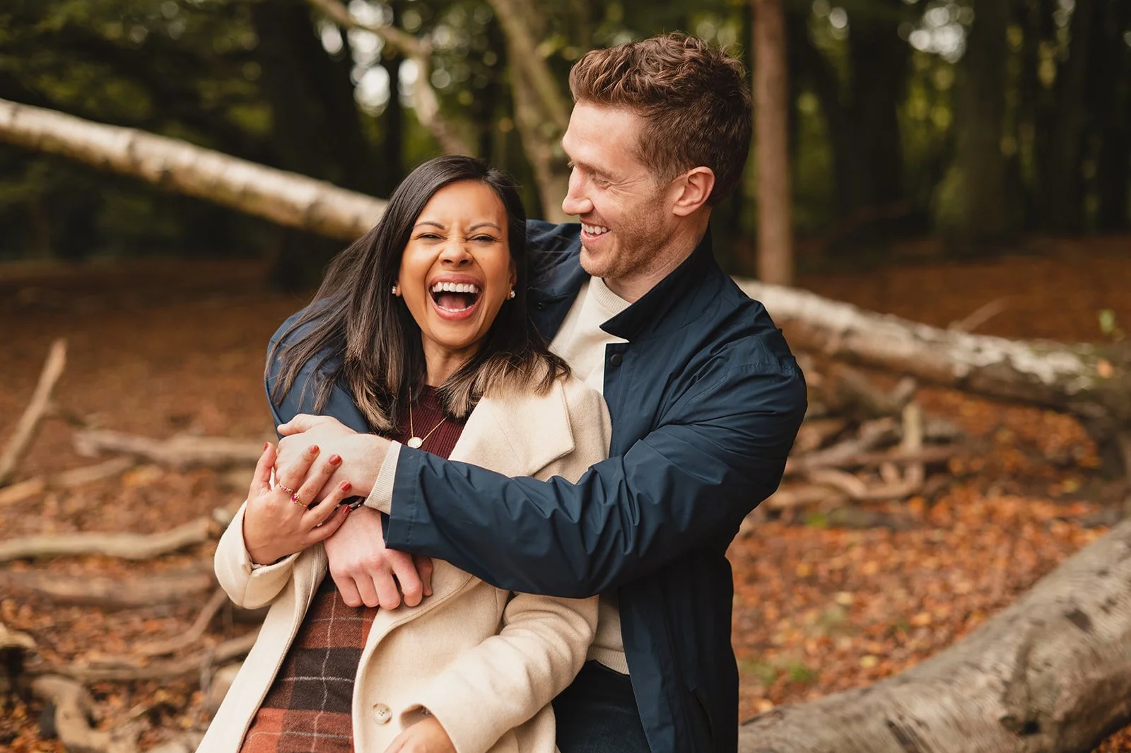 Engagement photography in sutton park