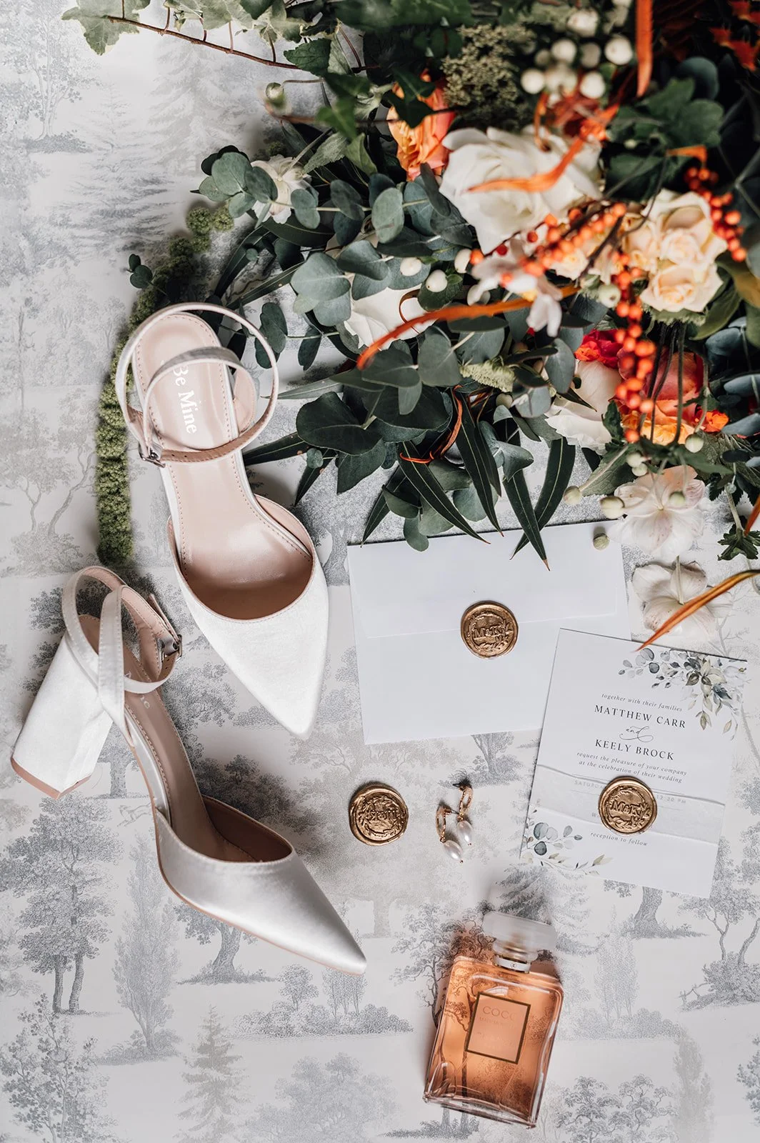 Bridal Flat-lay at Davenport House