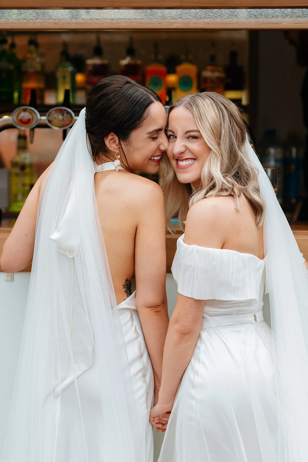Brides on their wedding day in Codsall