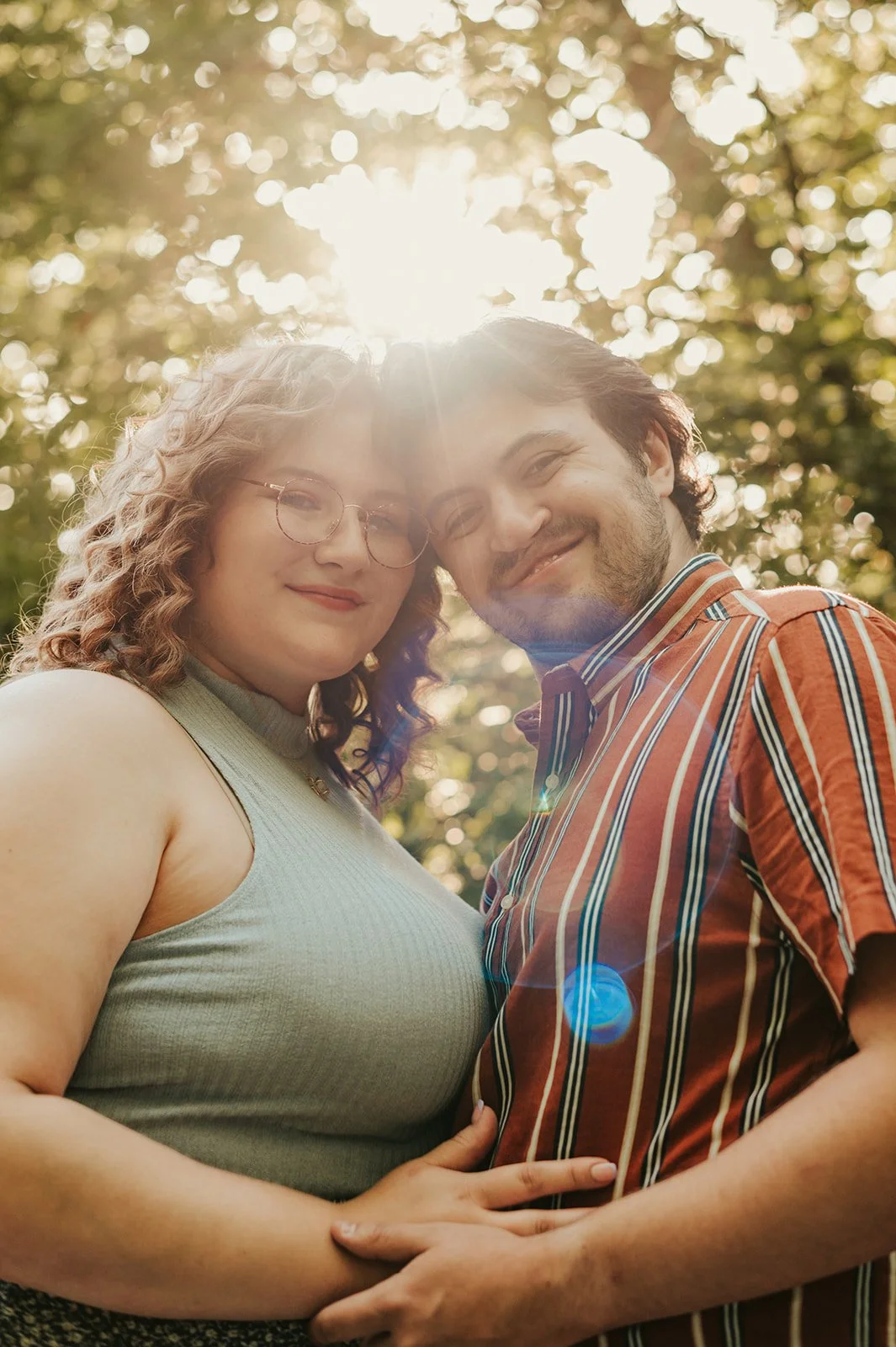 Sunset engagement shoot in Bromsgrove