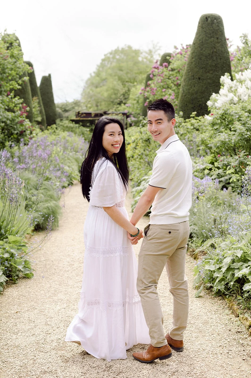 Formal Garden Couples Shoot