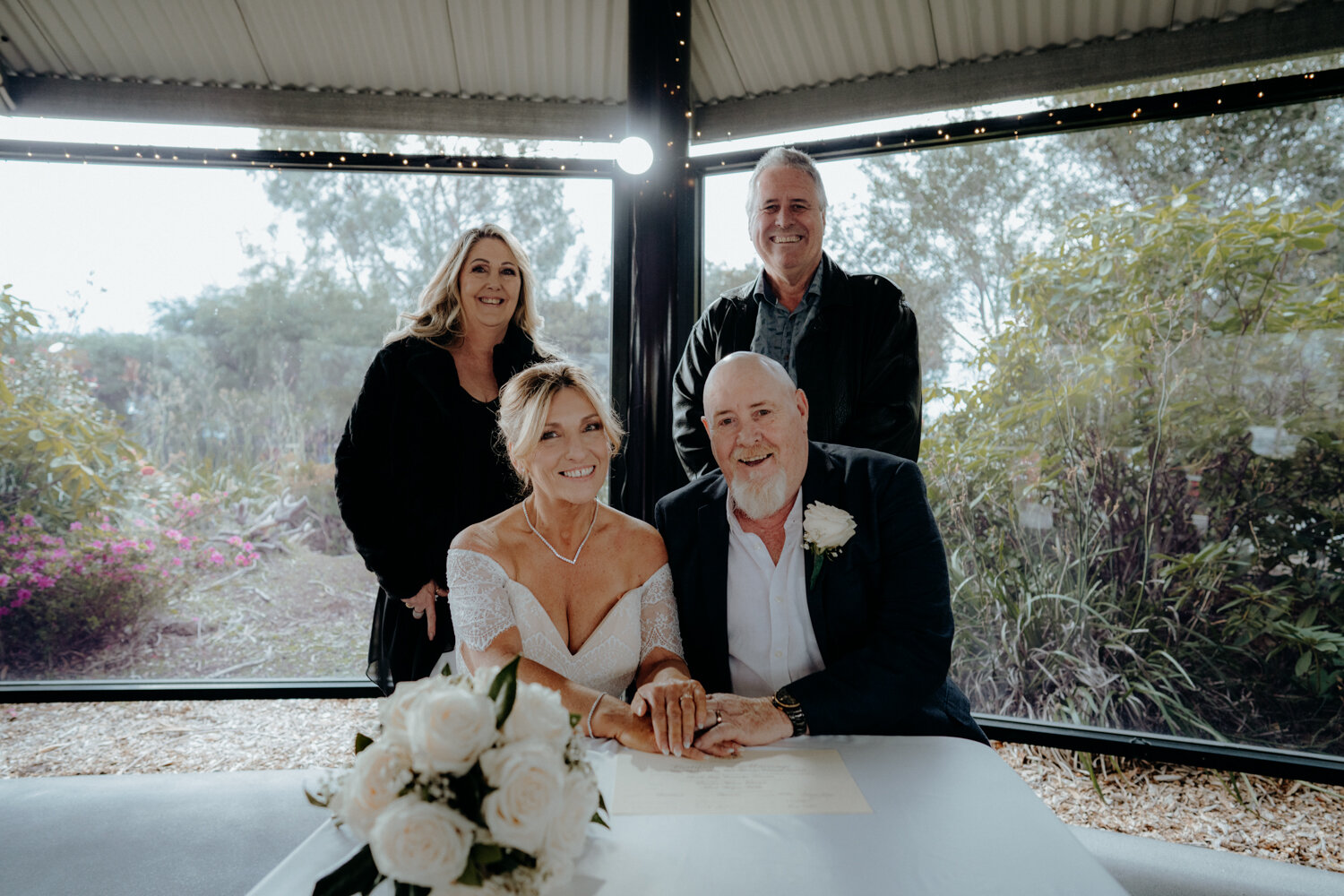 Barilla Bay wedding ceremony