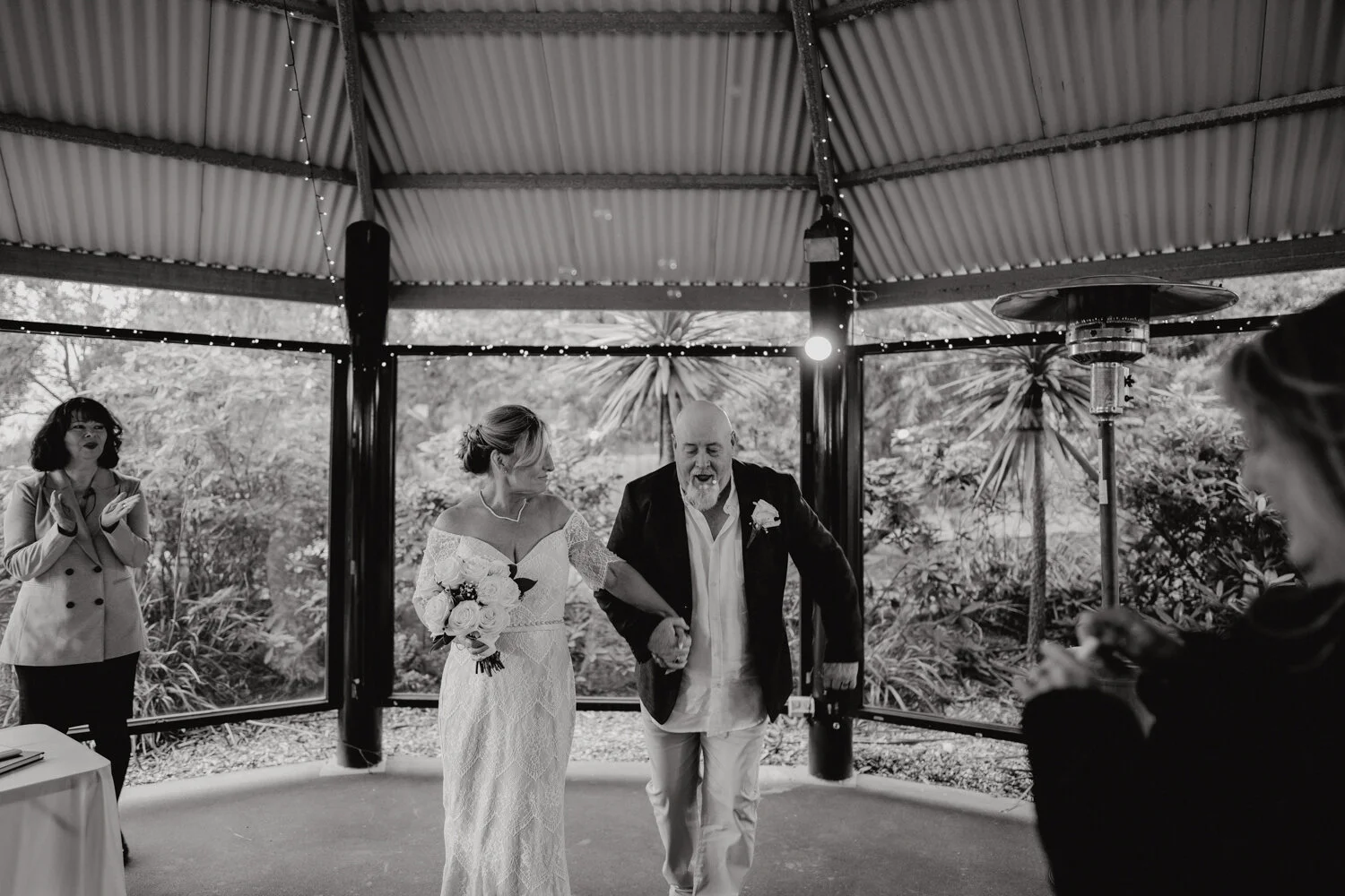 Barilla Bay wedding ceremony