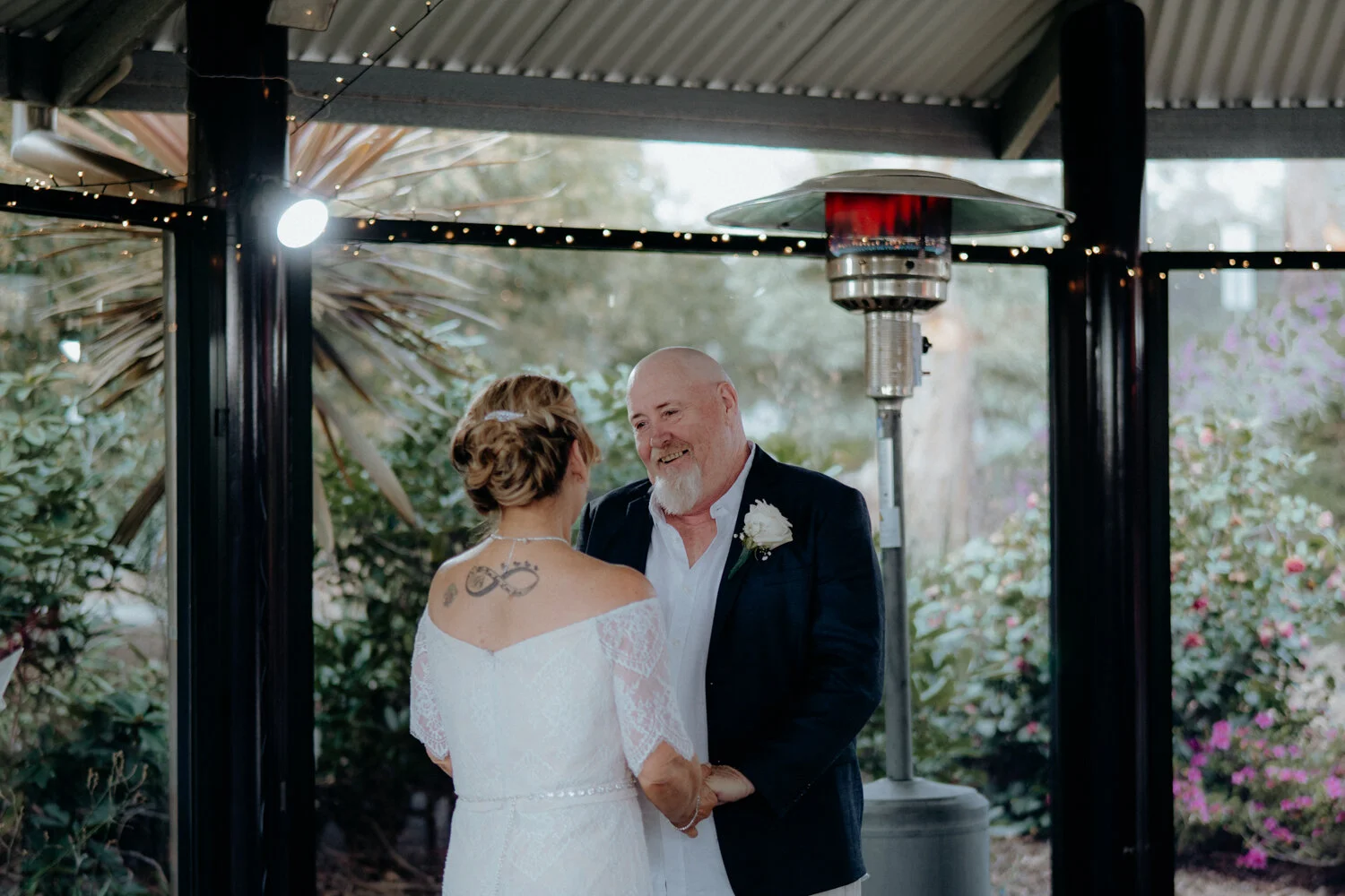 Barilla Bay wedding ceremony