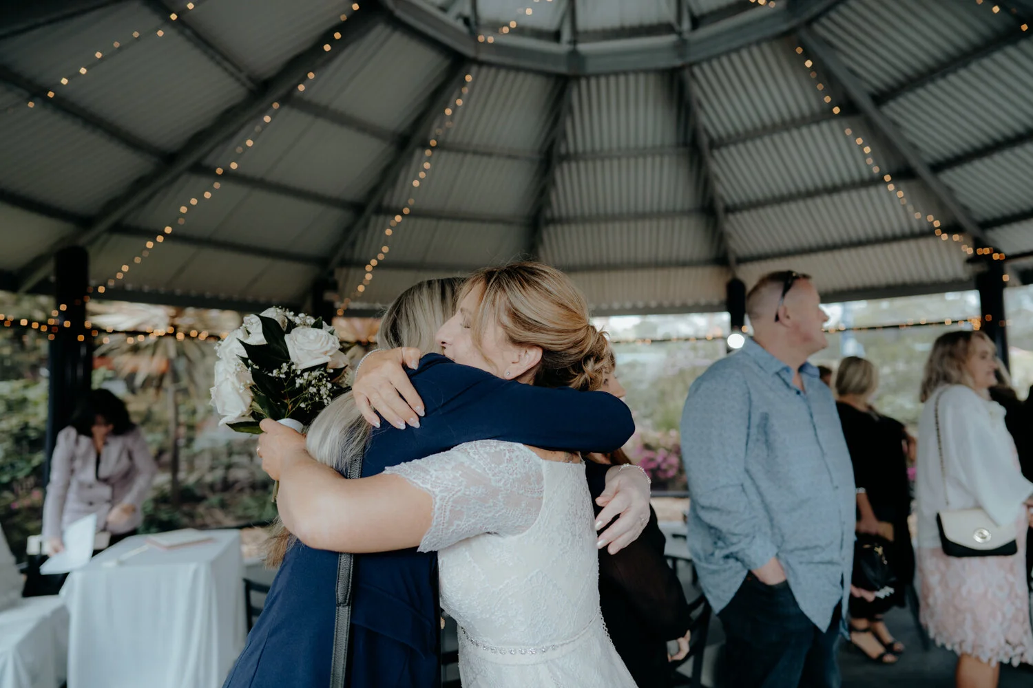 Barilla Bay wedding ceremony