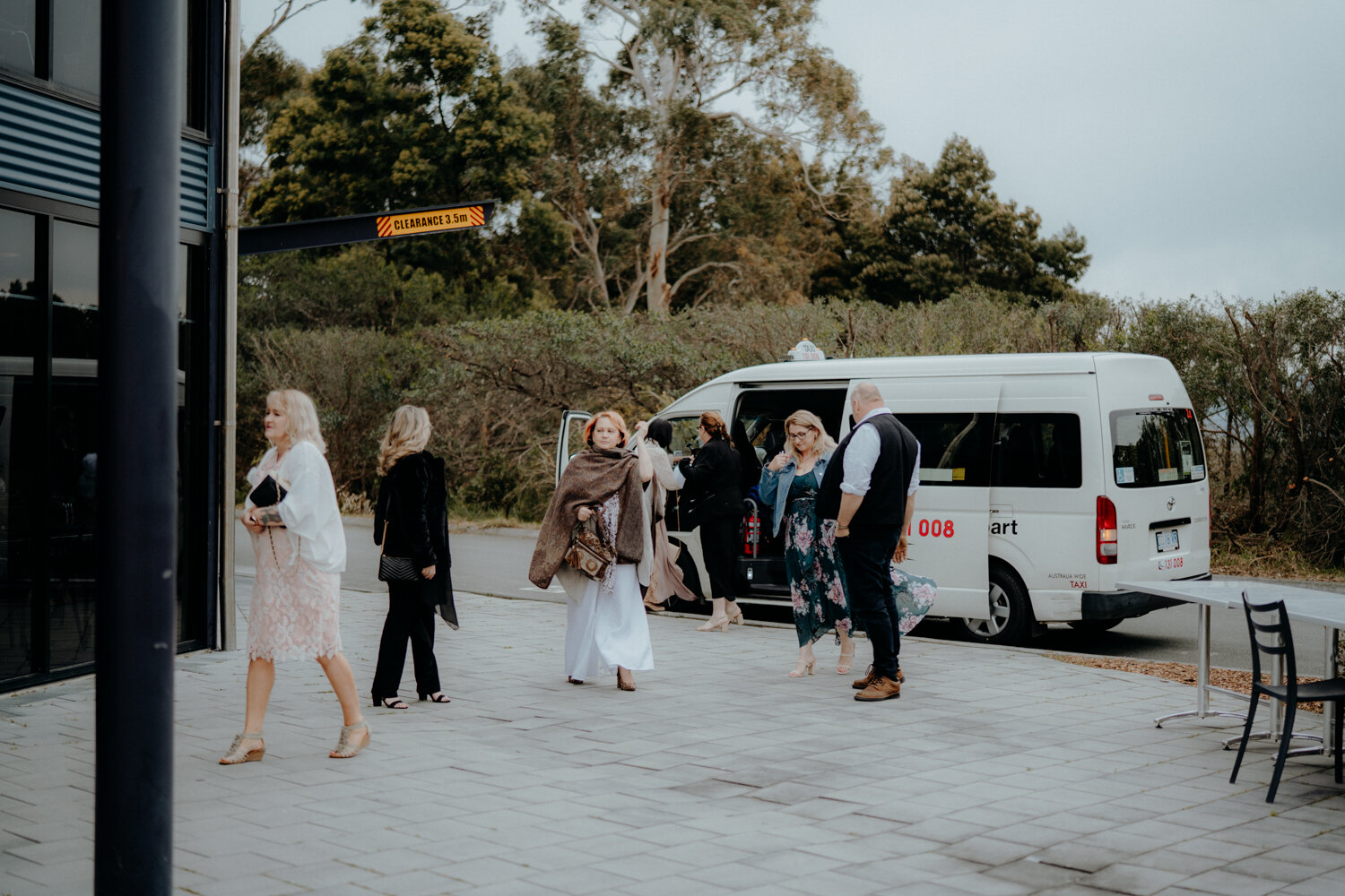 Wedding party at Barilla Bay
