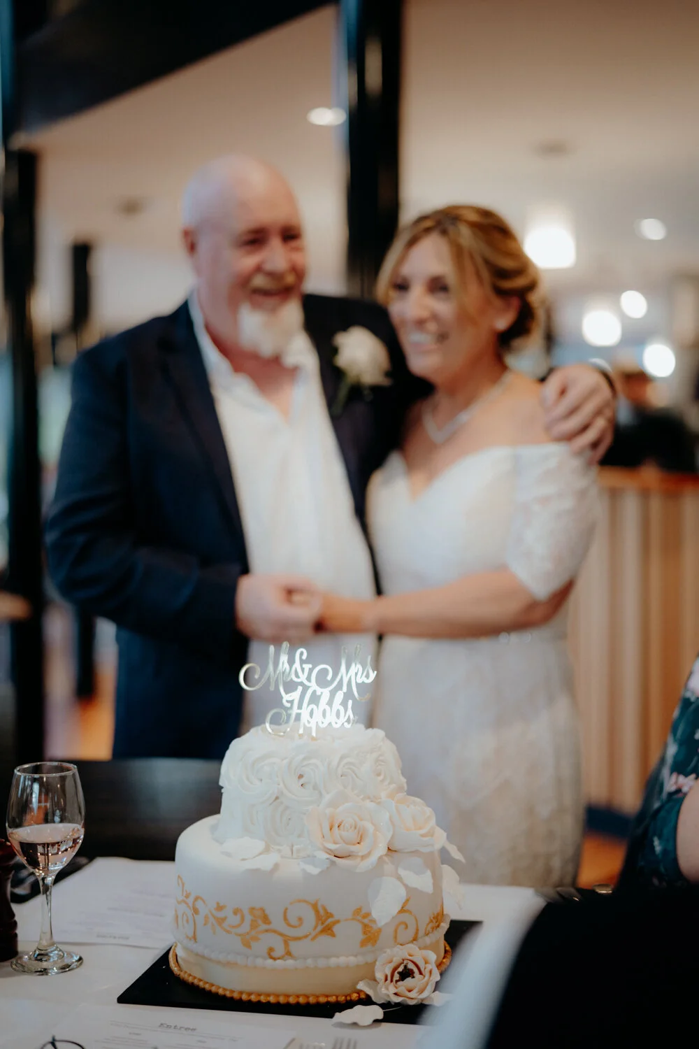 Wedding reception at Barilla Bay