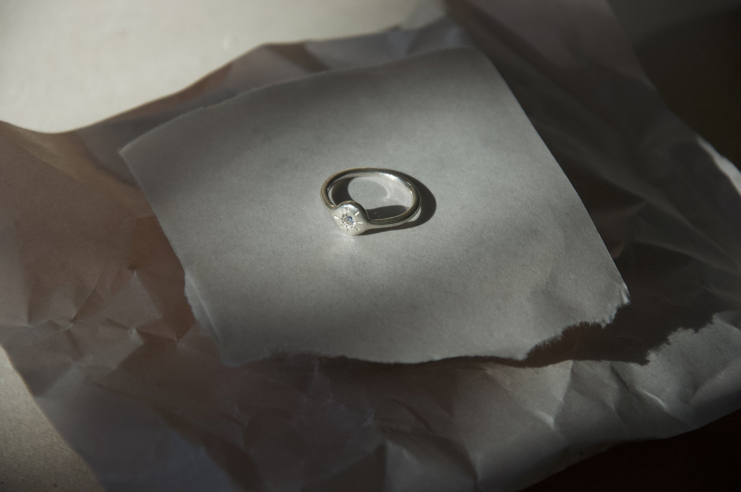 April Birthstone Ring