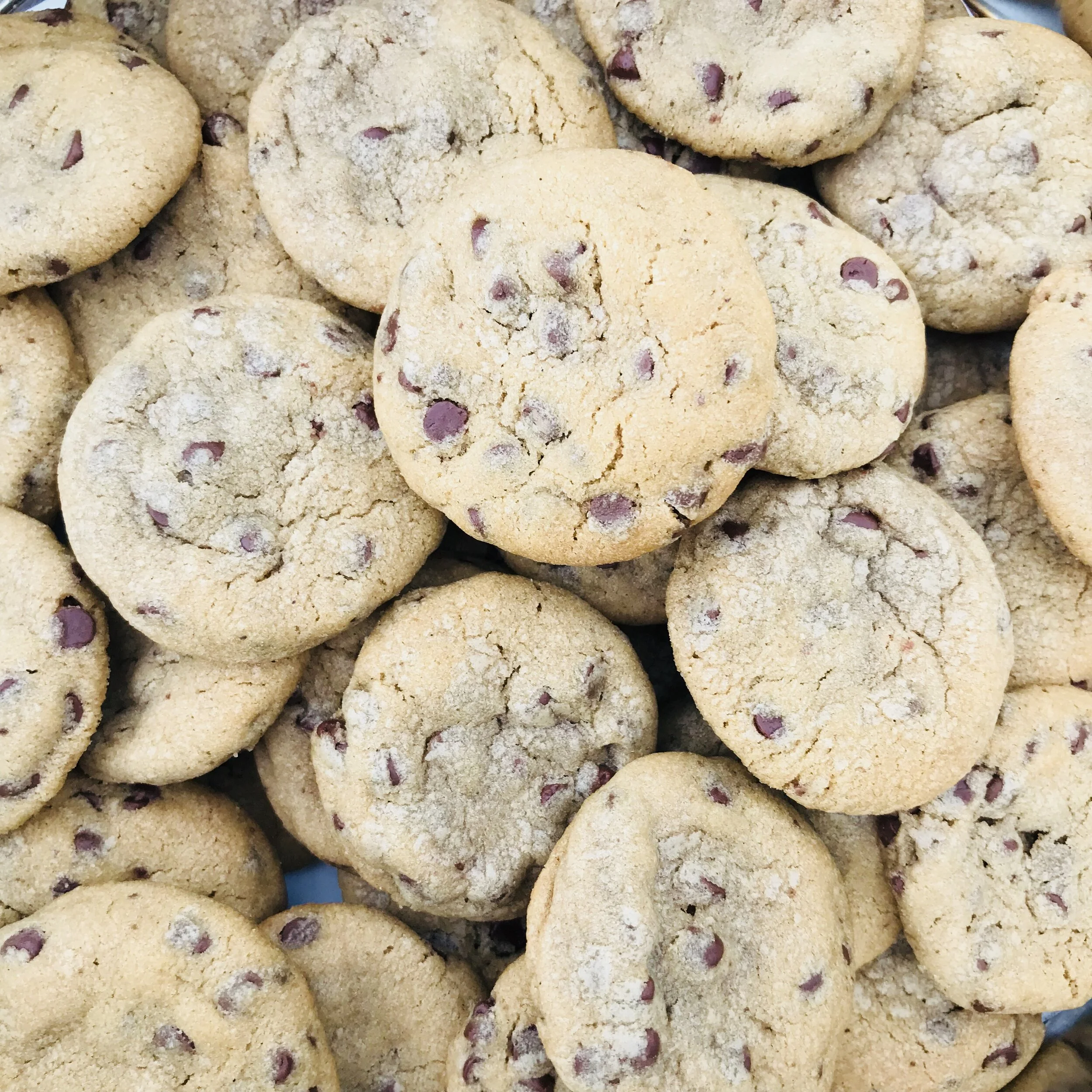 Mini chocolate chip cookies