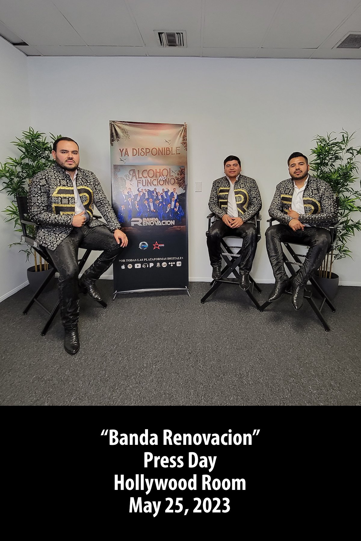 Banda Renovacion Press Day - Hollywood Room