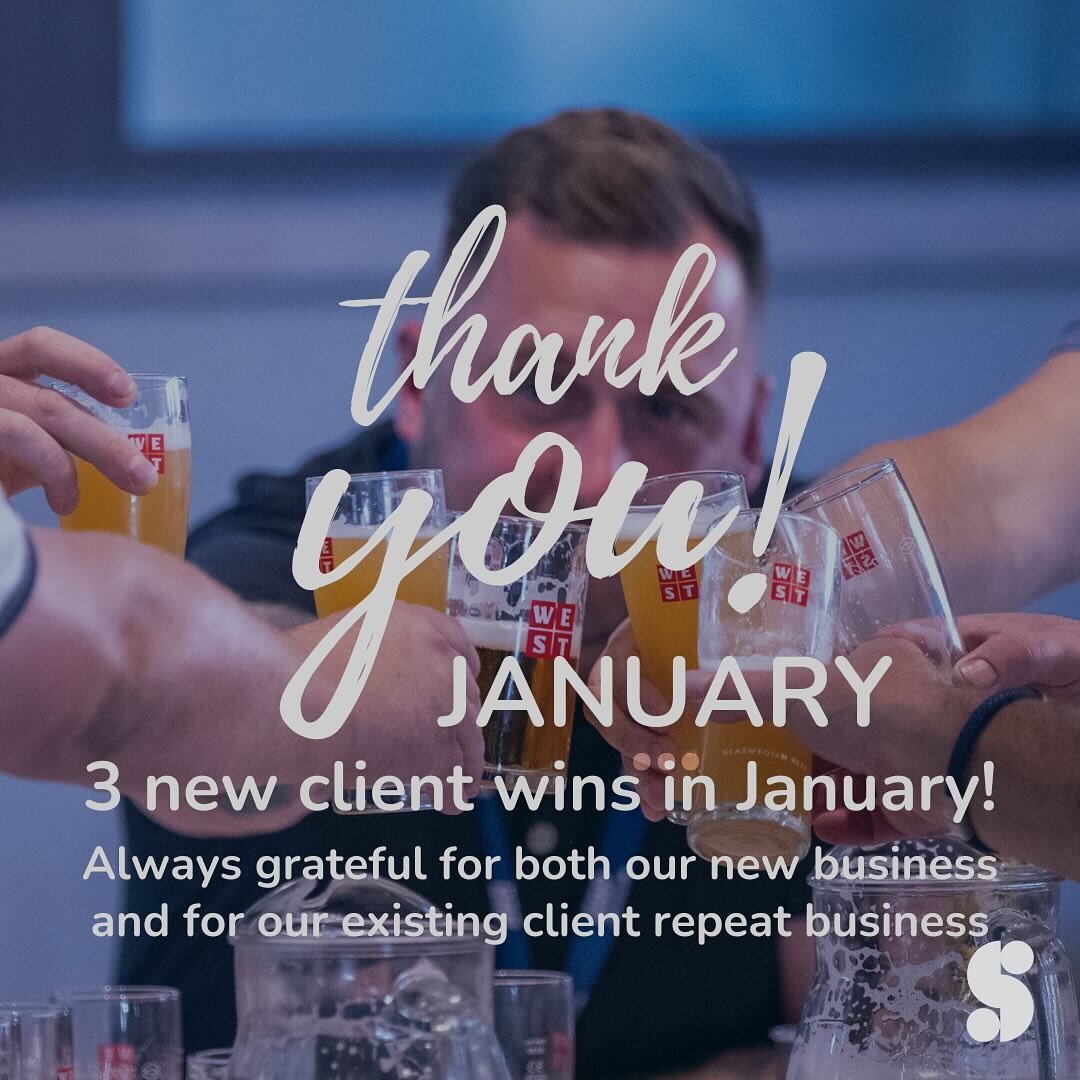 January has been a great month at Stark HQ! 3 new client wins! If you are thinking about an event in 2024 please get in touch! #grateful #eventplanning #wemakeevents