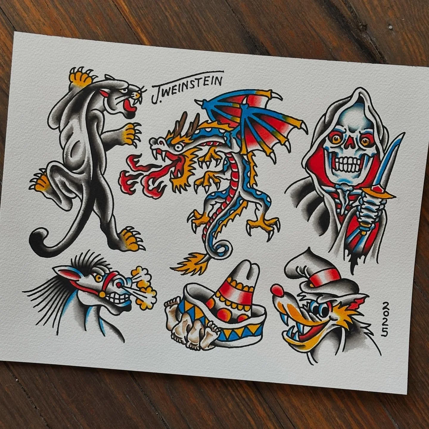 Fresh flash for 2025 π₯
Classic bold lines, bright colors, and timeless imagery. Drawn by hand, ready to live on skin.
Which one would you get? ππππ
#TattooFlash #TraditionalTattoo #AmericanTraditional #TattooArt #FlashSheet #BoldWillHold