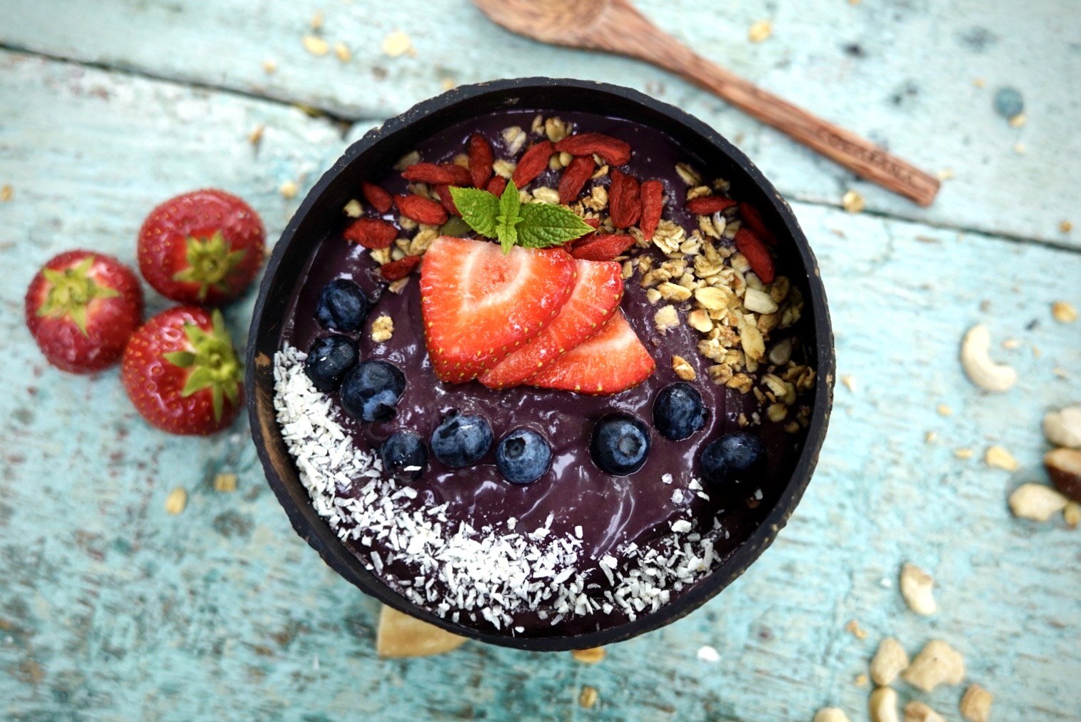 Easy High Protein Acai Bowl — GROW WILD AÇAÍ