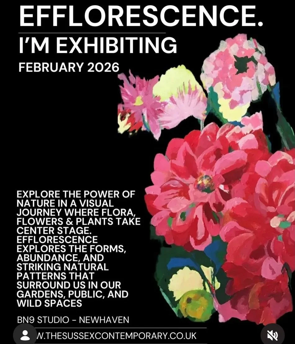 It sure is a busy start to the year, but here goes something else I&rsquo;ve been up to, and am proud to be part of. This month EFFLORESCENCE will be on in the BN9 Studios (Top Floor) at Marine Workshops, Newhaven. It&rsquo;s a democratic exhibition 