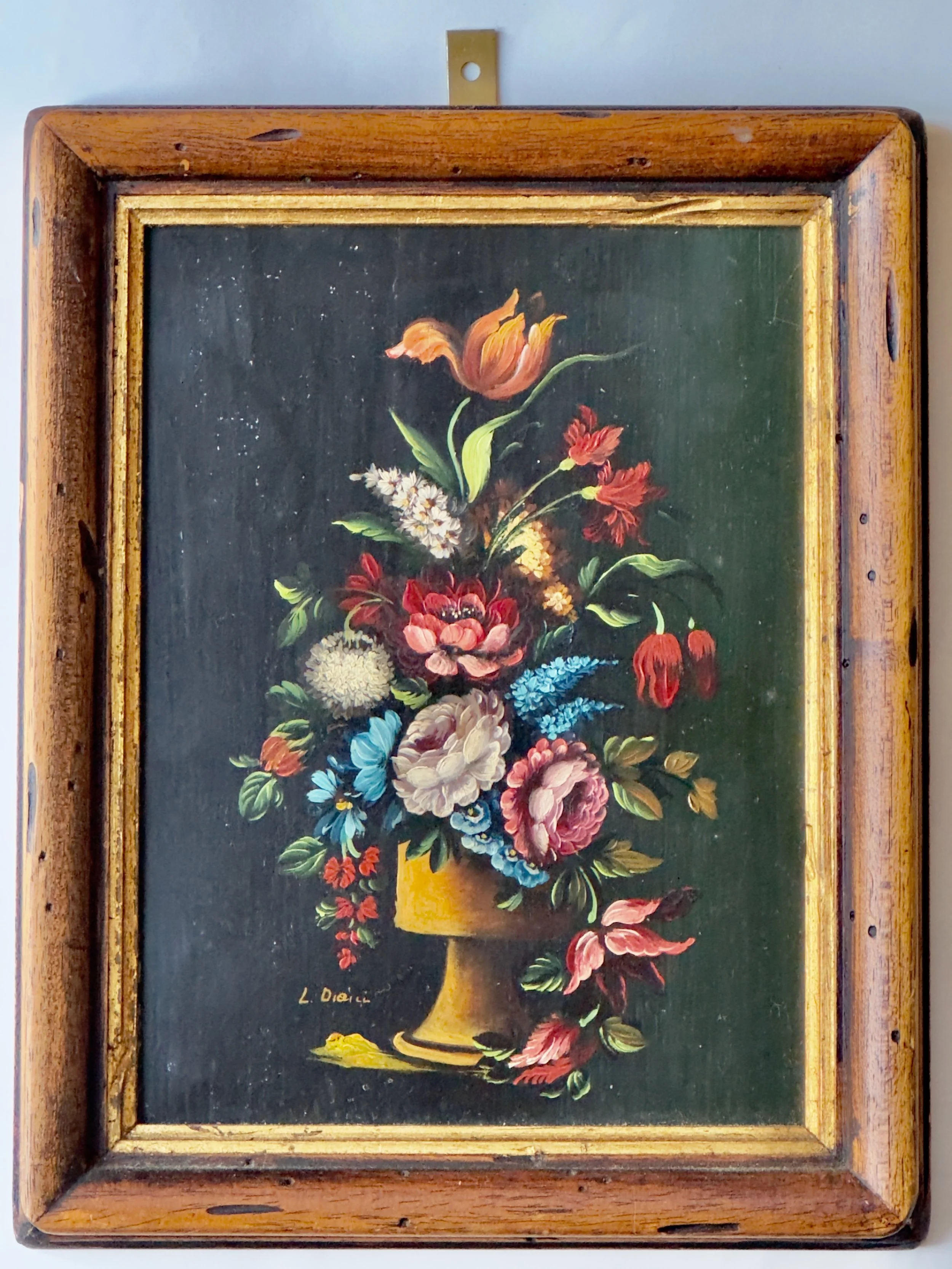 Flowers in Yellow Vase