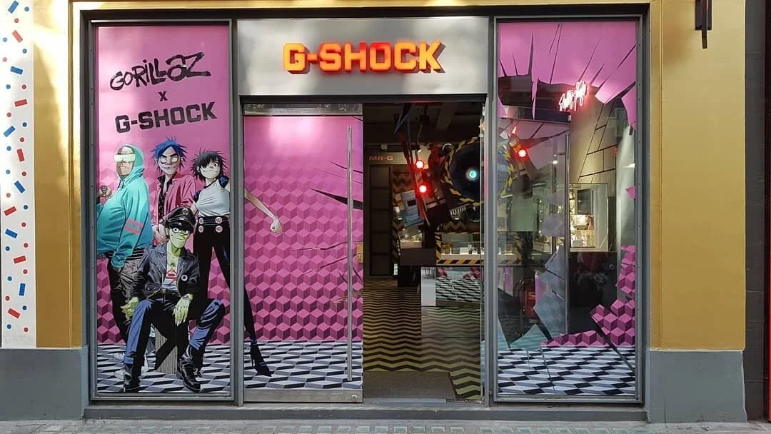Gorillaz GShock Store Window.jpg