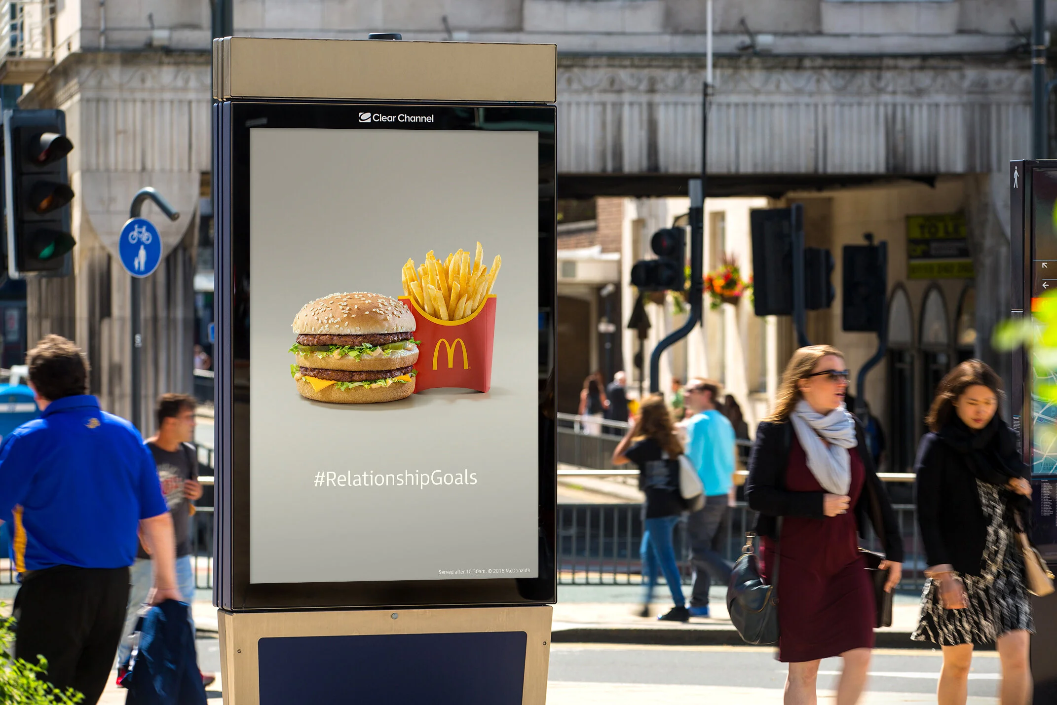  Tactical OOH campaign for Valentine’s Day. 