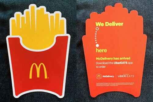  We even created a range of McDonald’s ‘favourites’ shaped DMs to make people aware of its arrival in participating locations (well, that’s if the dog didn’t eat them first). 