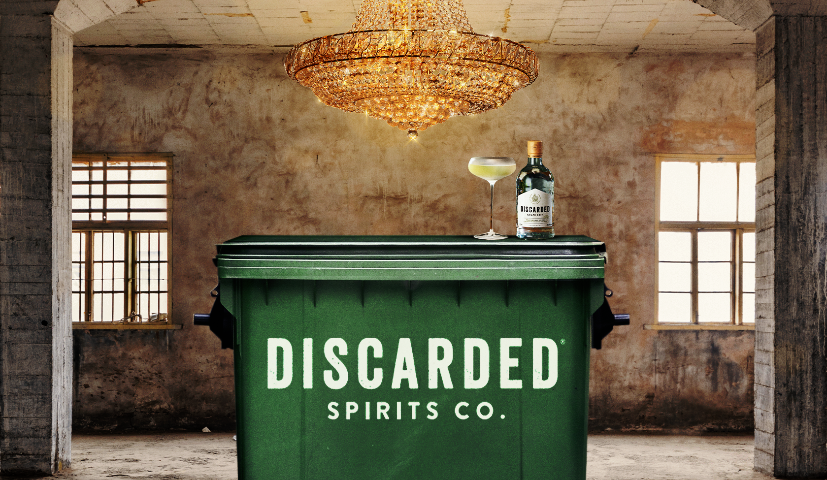  As a zero waste spirits brand, Discarded Spirits Co. wanted to bring their pioneering sustainable purpose to life through an event for London Cocktail Week.  Introducing ‘The World’s Most Rubbish Bar’, an immersive experience designed to reframe how