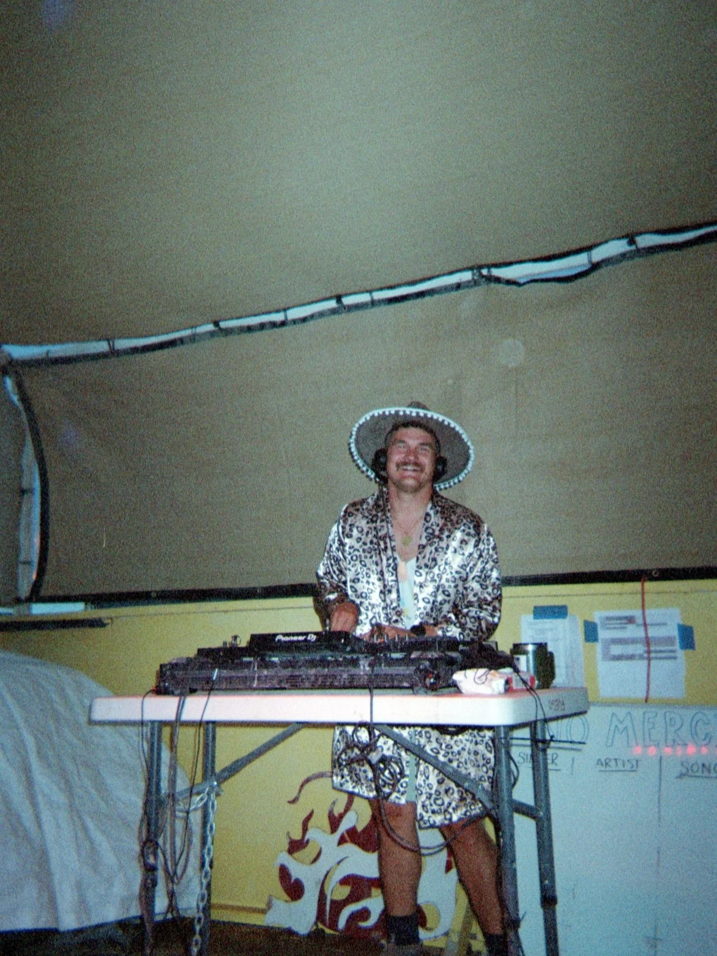 Apparently DJs aren&rsquo;t supposed to smile.
Yeah&hellip; not really my thing. 
-
Just a few pics on film from Burning Man and my new track &ldquo;In Shadow&rdquo; which you can listen to in my set from the playa. Just swipe to check it out. 

&ldq