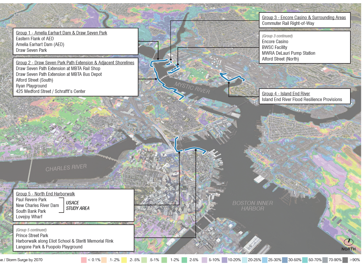 Mystic and Charles River Regional Coastal Flood Interventions Project