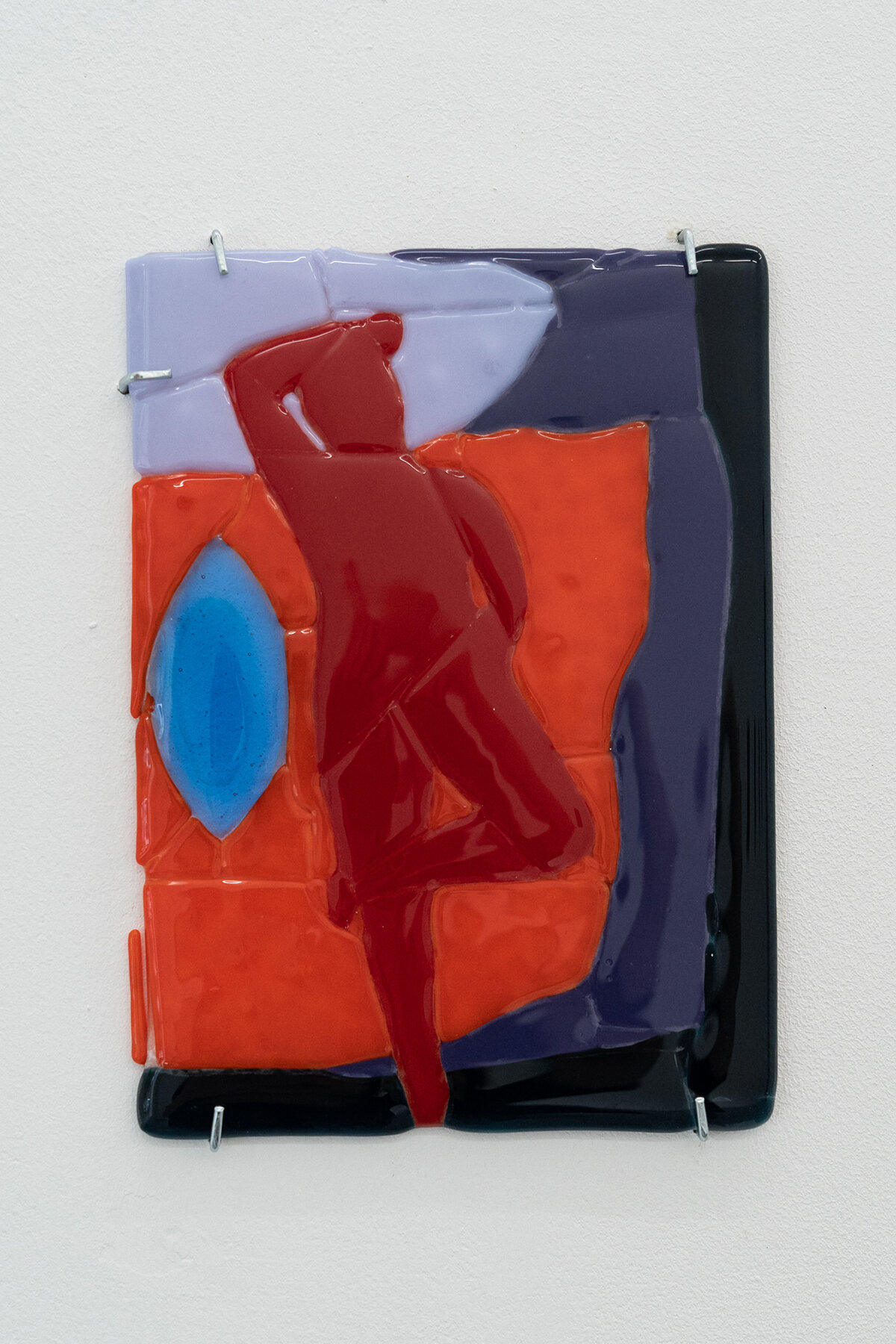Elisabeth Greinecker, Untitled, glass and nails, 16 x 21cm, 2021