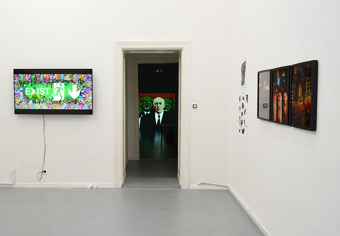 installation view, Ahmet Talha Gürol, Yazan Aboushi