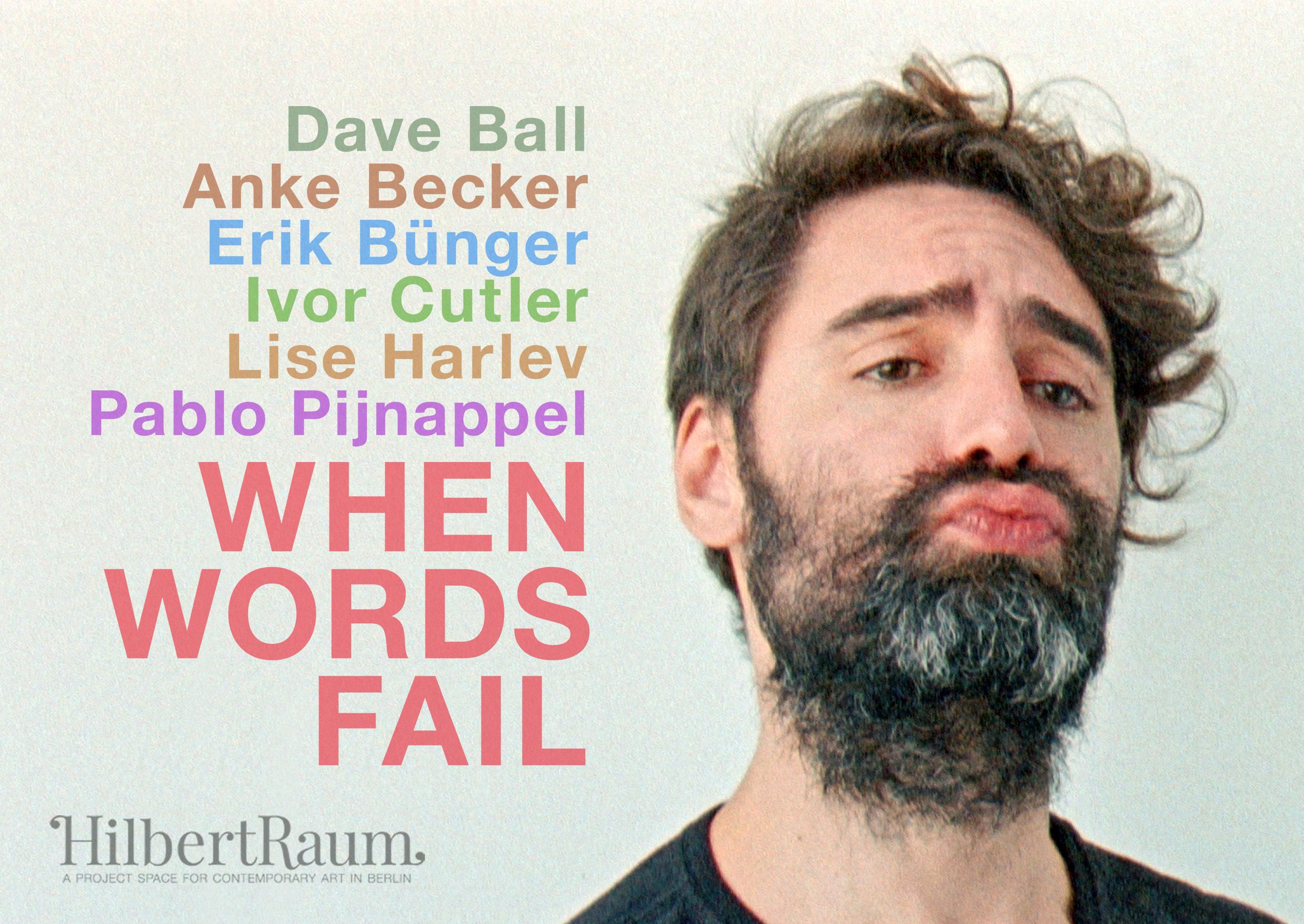 WHEN WORDS FAIL | 8.9. – 17.9.2023