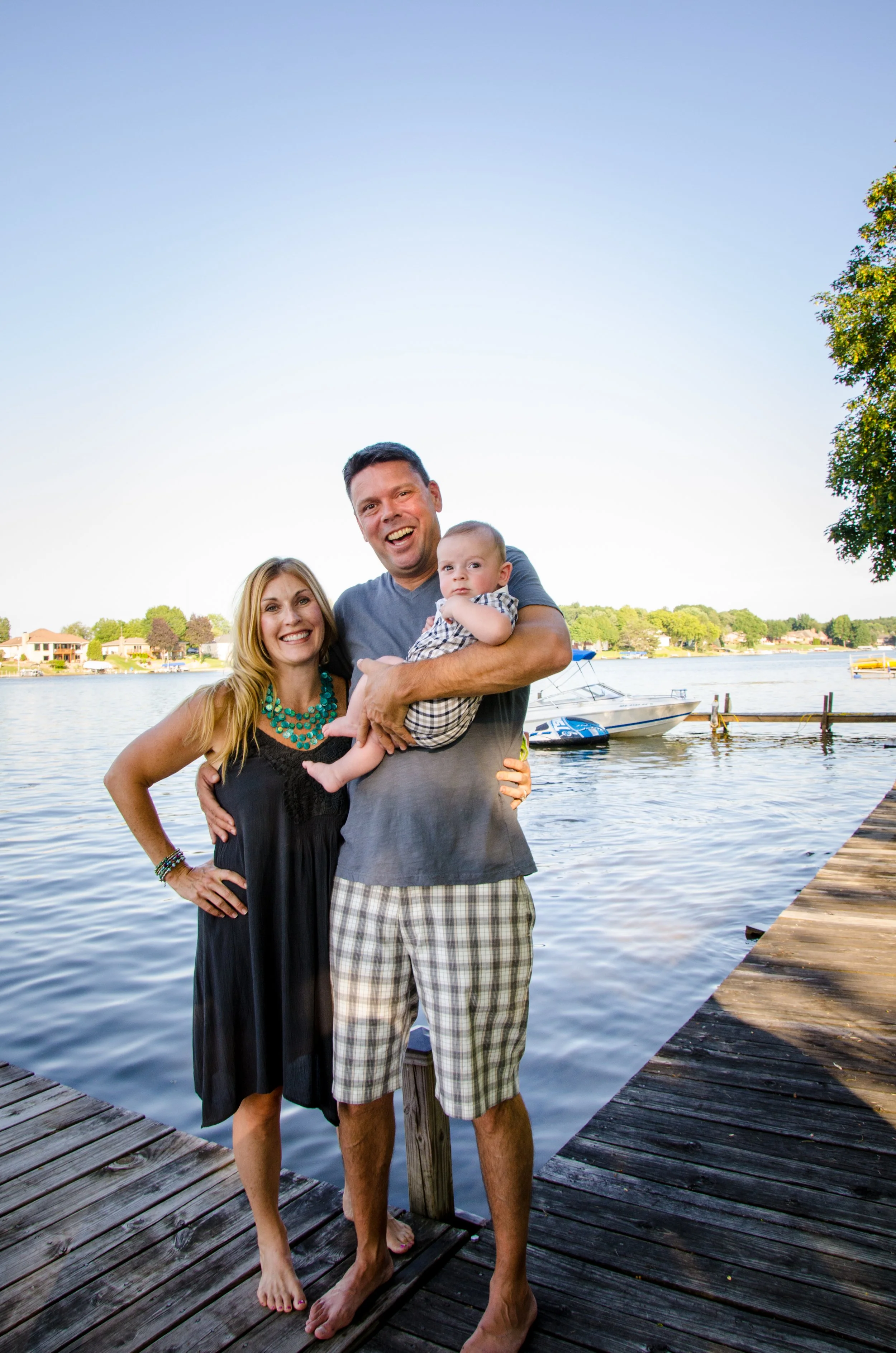 Beach family photography, Goodrich, MI