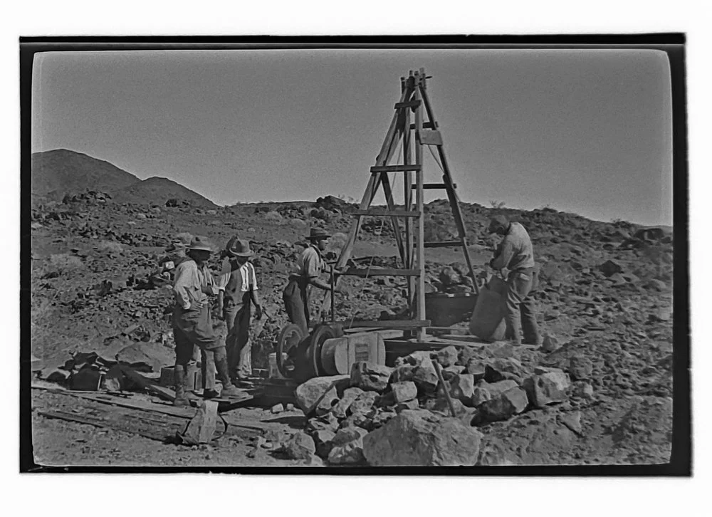 JR Evans at the Spring ~ 1930