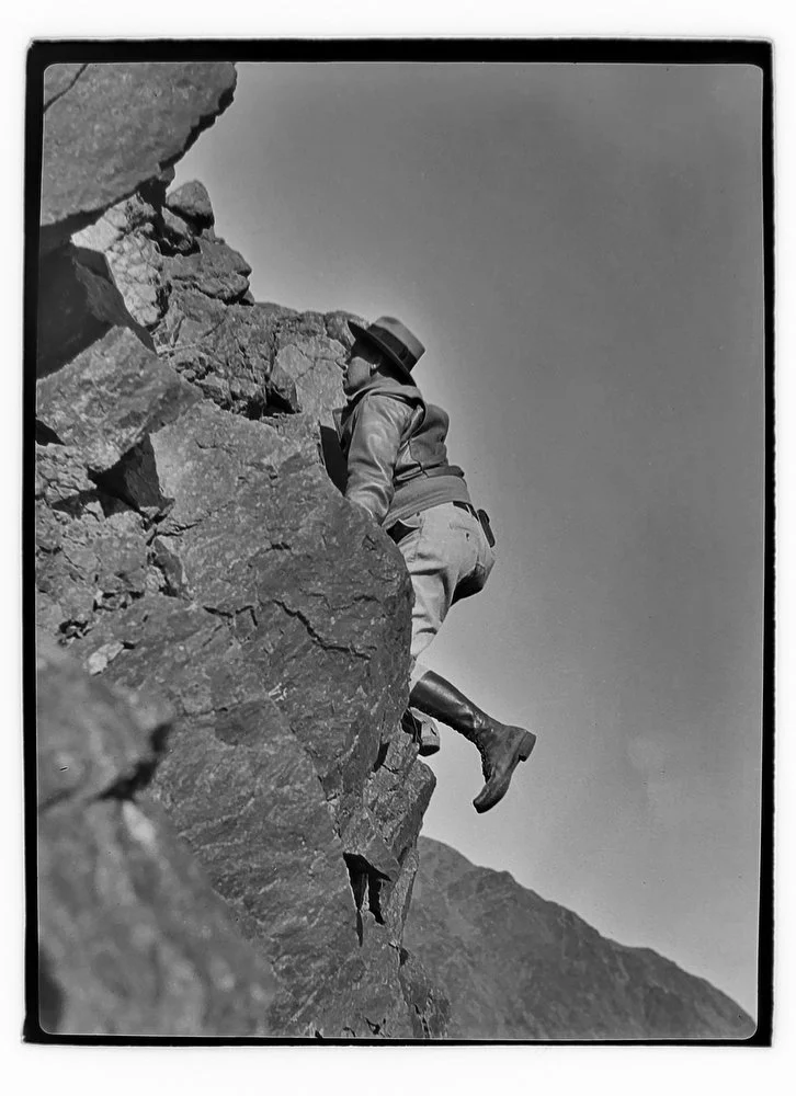 Edward Alexander Millar Jr. on Hill Back of Zulu Queen (We think he is the photographer)