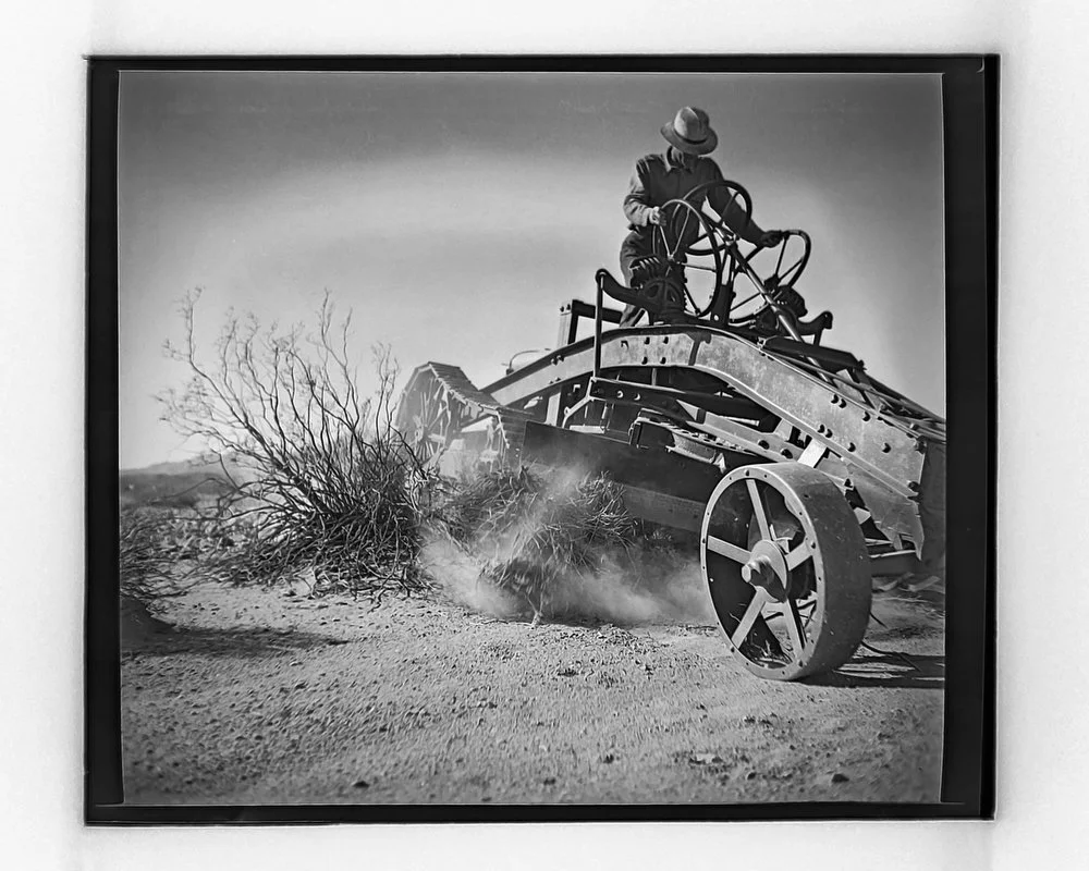 Road Building With Tractor - 1933